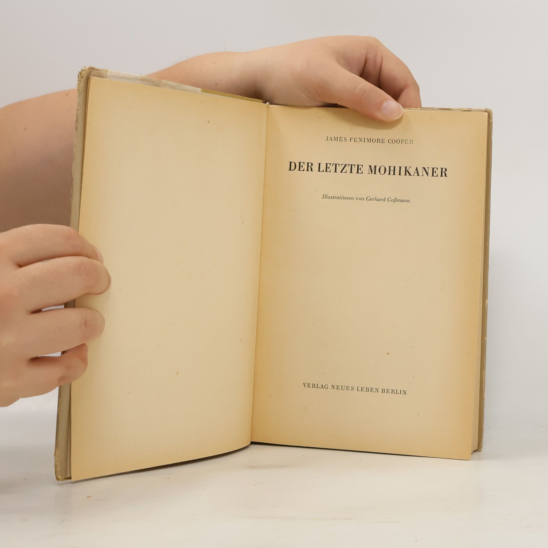 James Fenimore Cooper Der letzte Mohikaner
