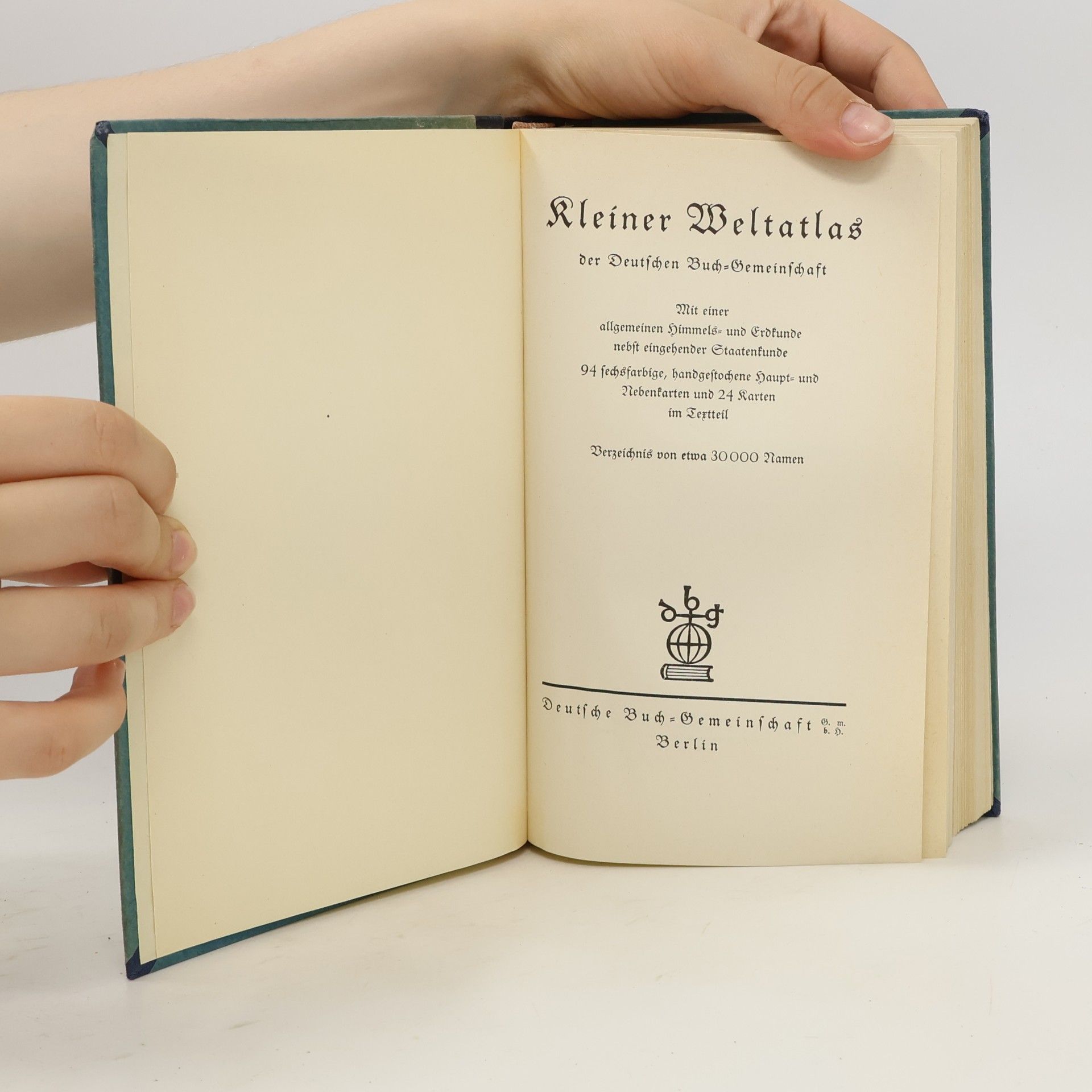 Autorenkollektiv Kleiner Weltatlas der Deutschen Buch-Gemeinschaft