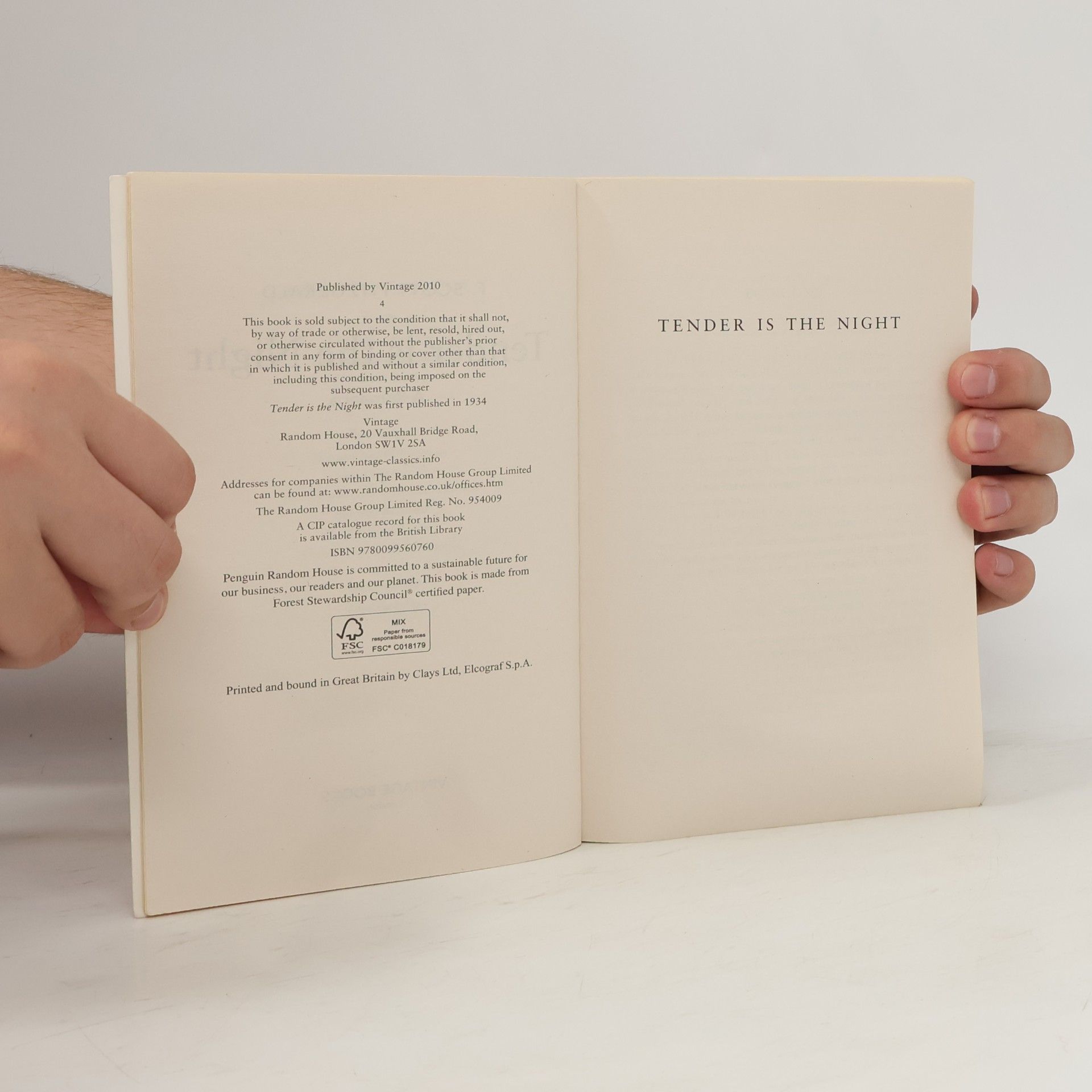Francis Scott Fitzgerald Tender Is The Night