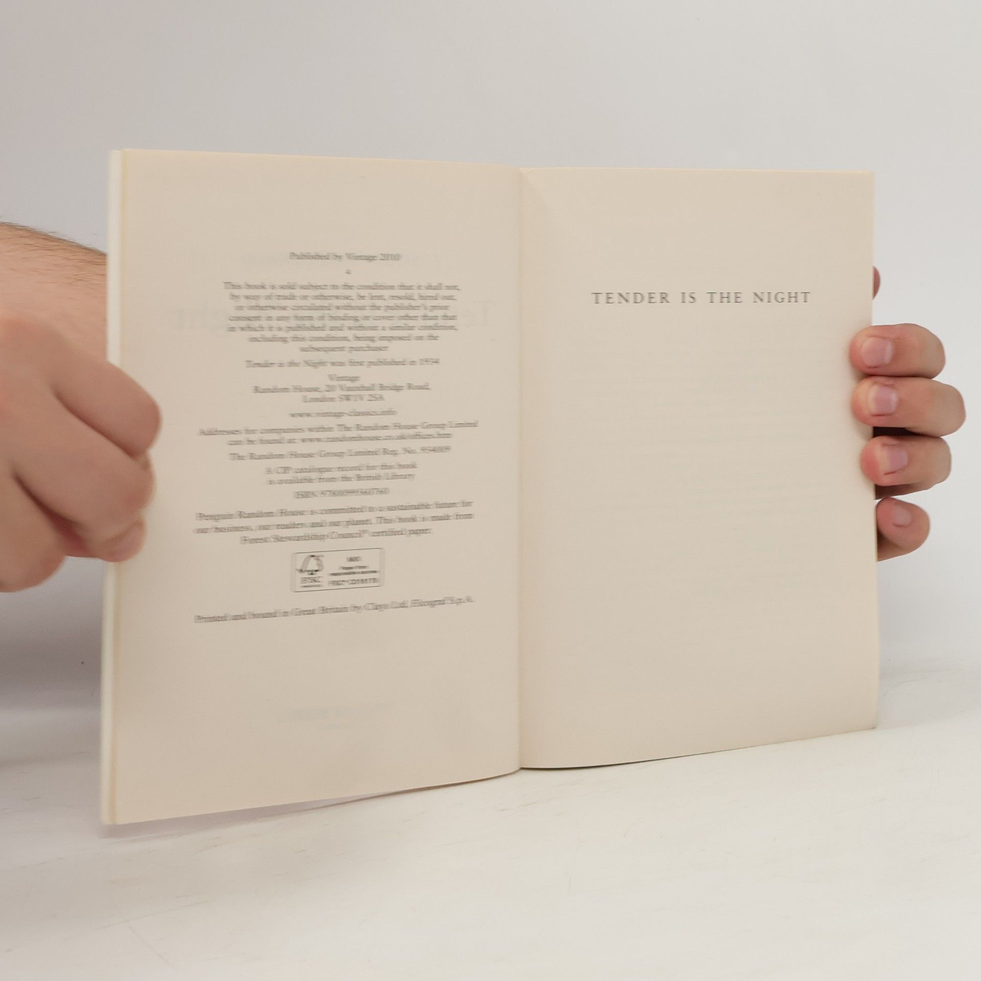 Francis Scott Fitzgerald Tender Is The Night