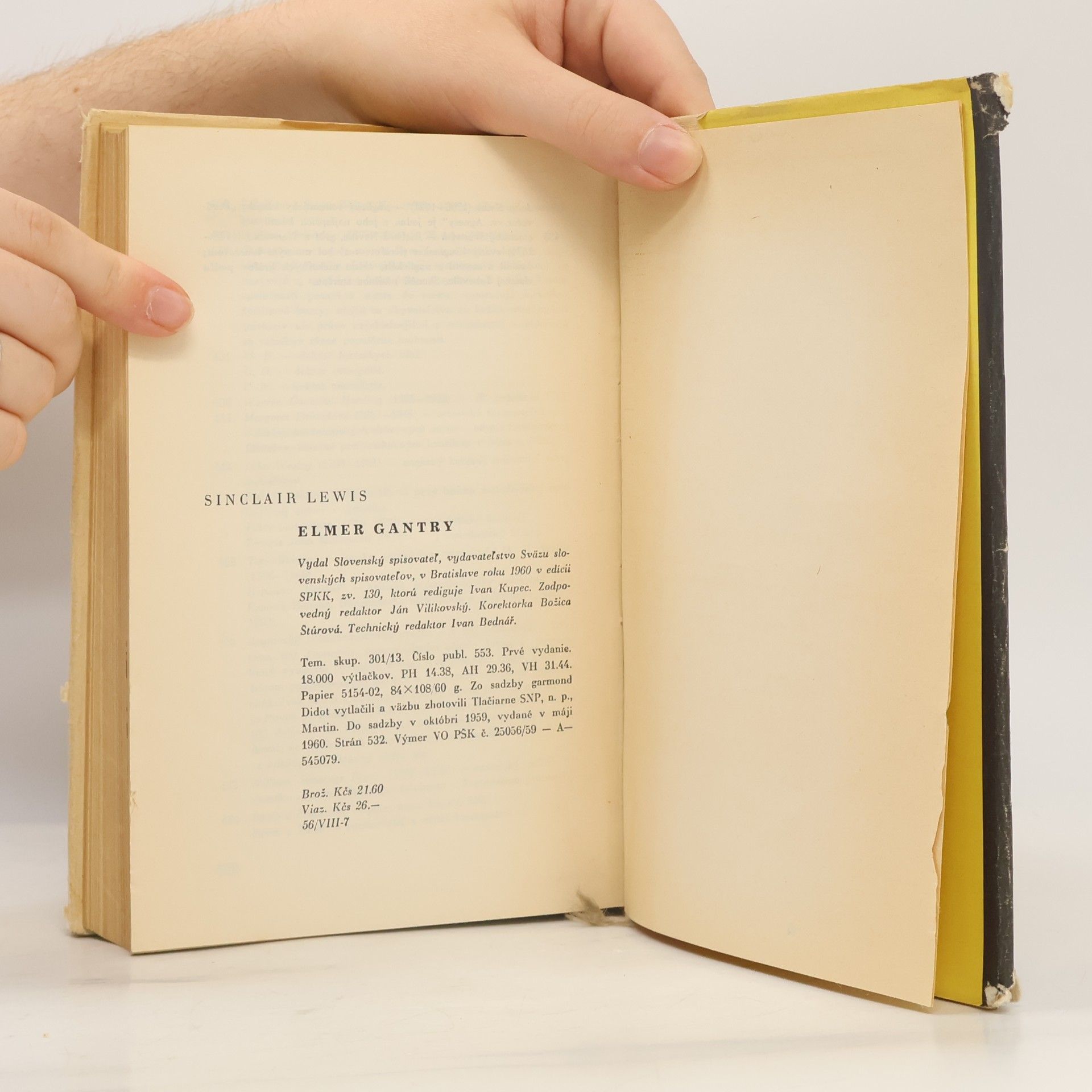 Sinclair Lewis Elmer Gantry