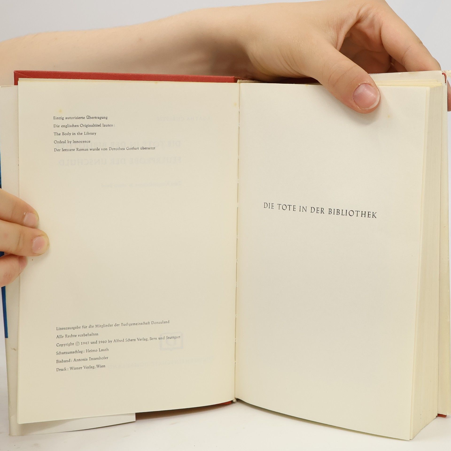 Agatha Christie Die Tote in der Bibliothek. Feuerprobe der Unschuld