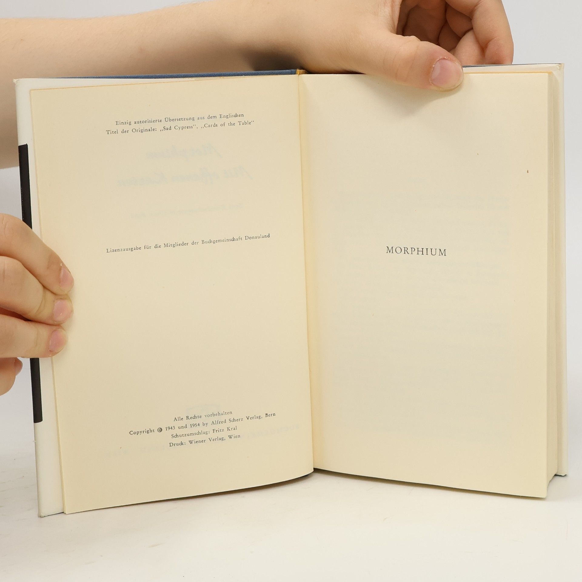 Agatha Christie Morphium. Mit offenen Karten