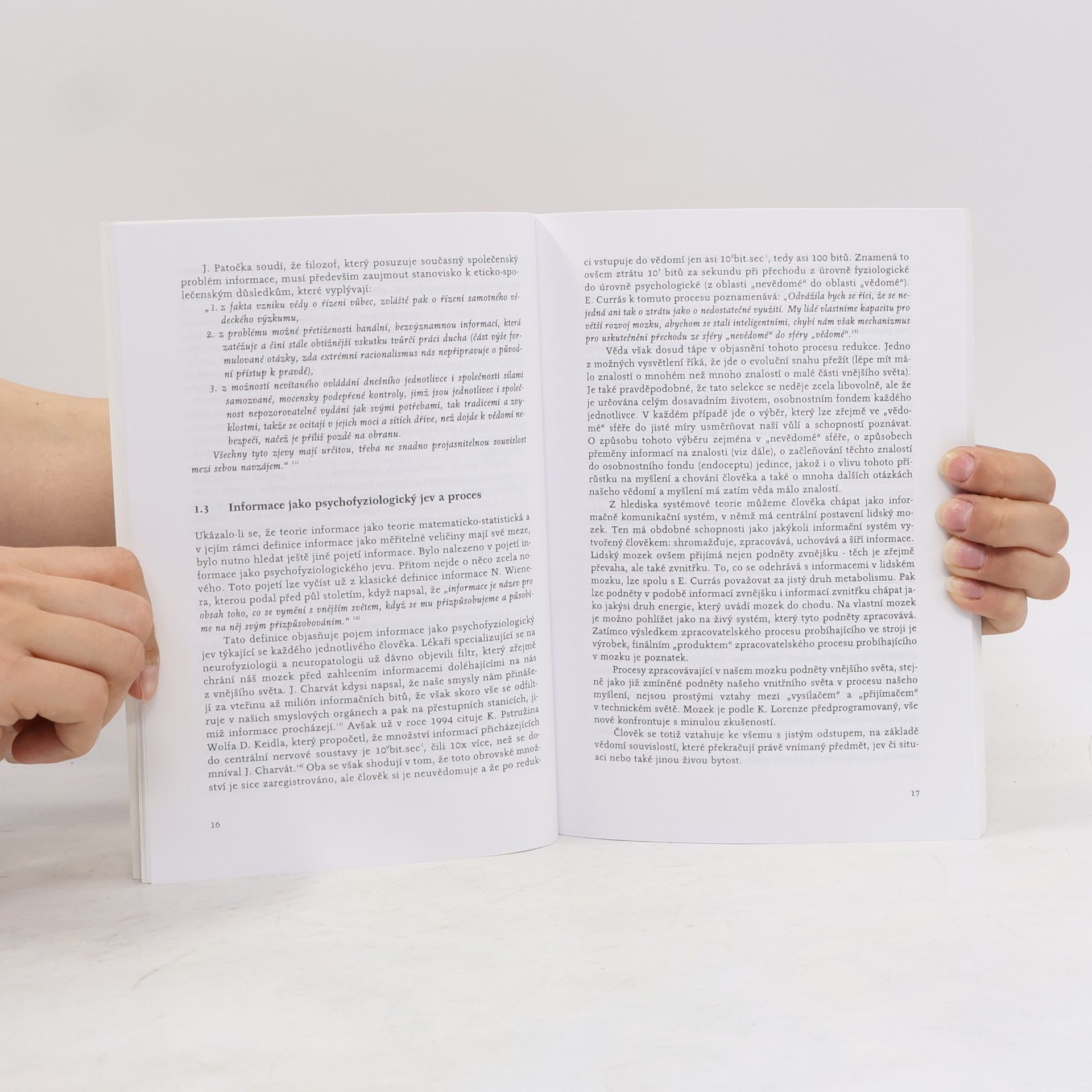 Jiří Cejpek Informace, komunikace a myšlení