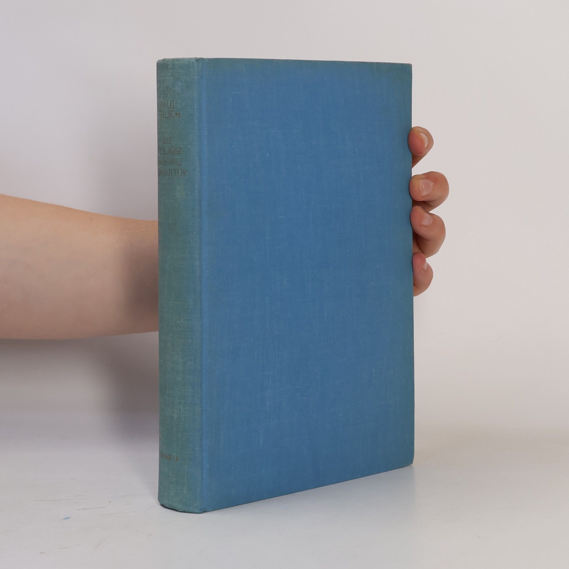Paul Tillich Die religiöse Substanz der Kultur