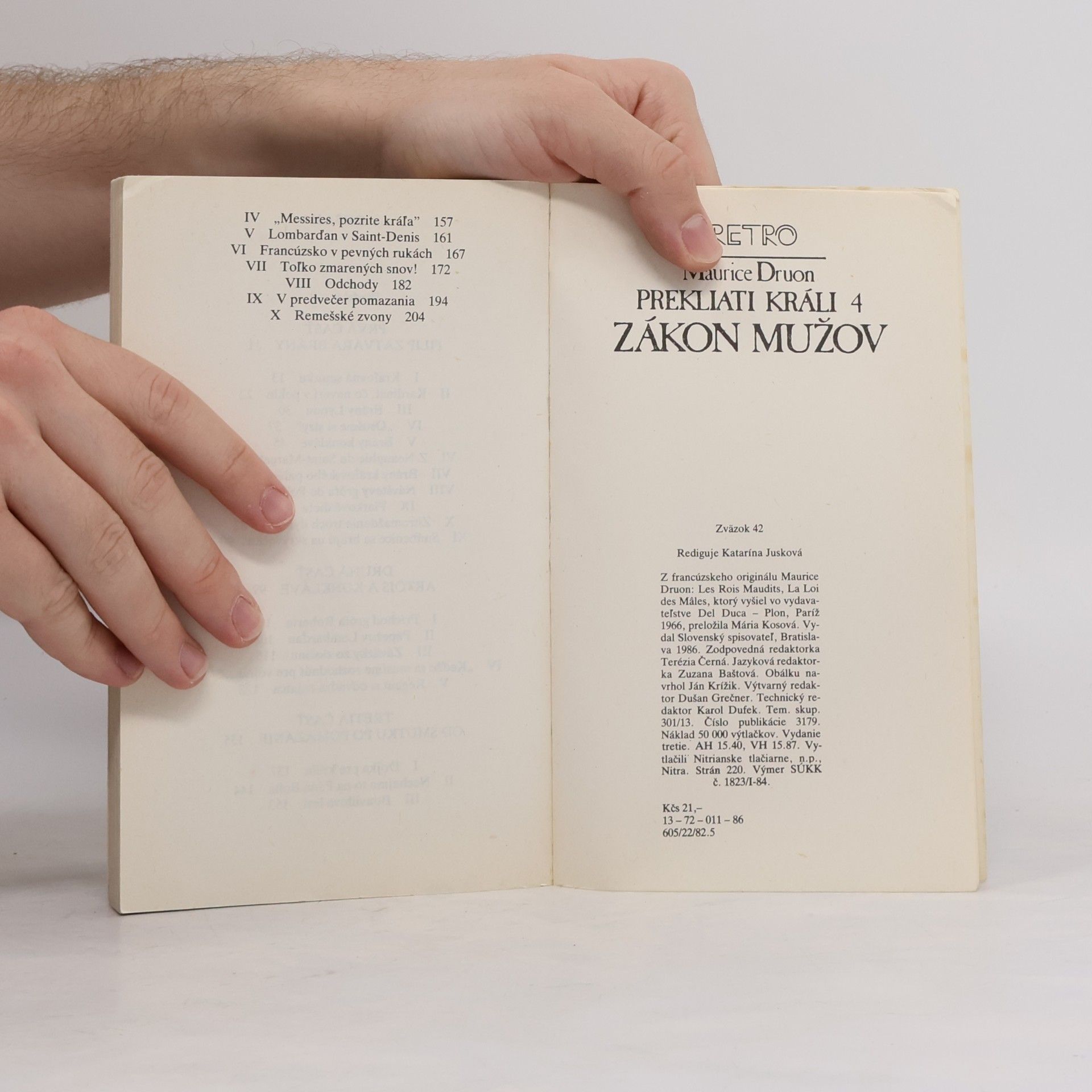 Maurice Druon Prekliati králi 4. Zákon mužov