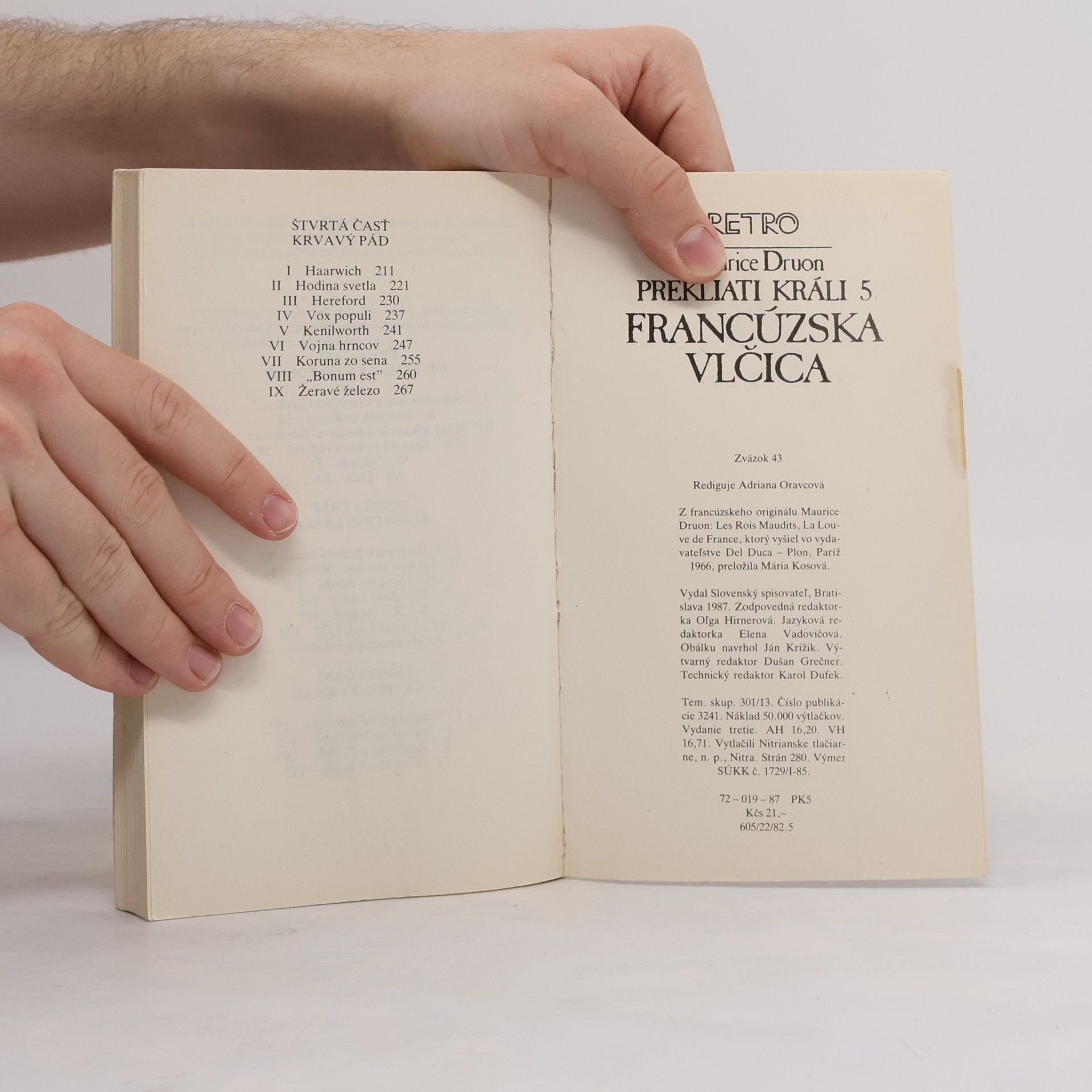 Maurice Druon Prekliati králi 5. Francúzska vlčica