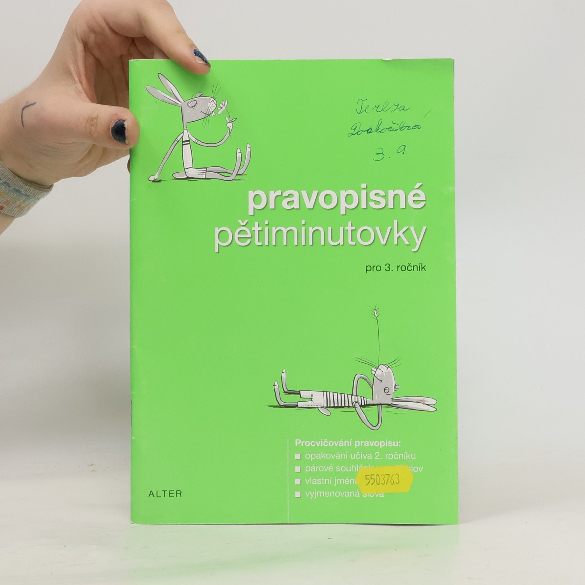 Auteurscollectief Pravopisné pětiminutovky : pro 3. ročník [ZŠ]