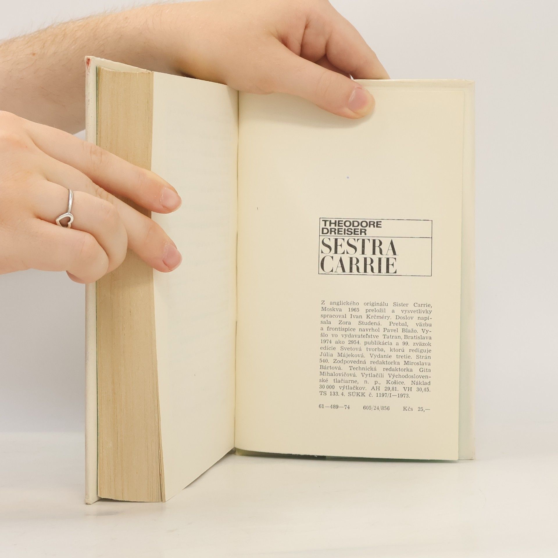 Theodore Dreiser Sestra Carrie