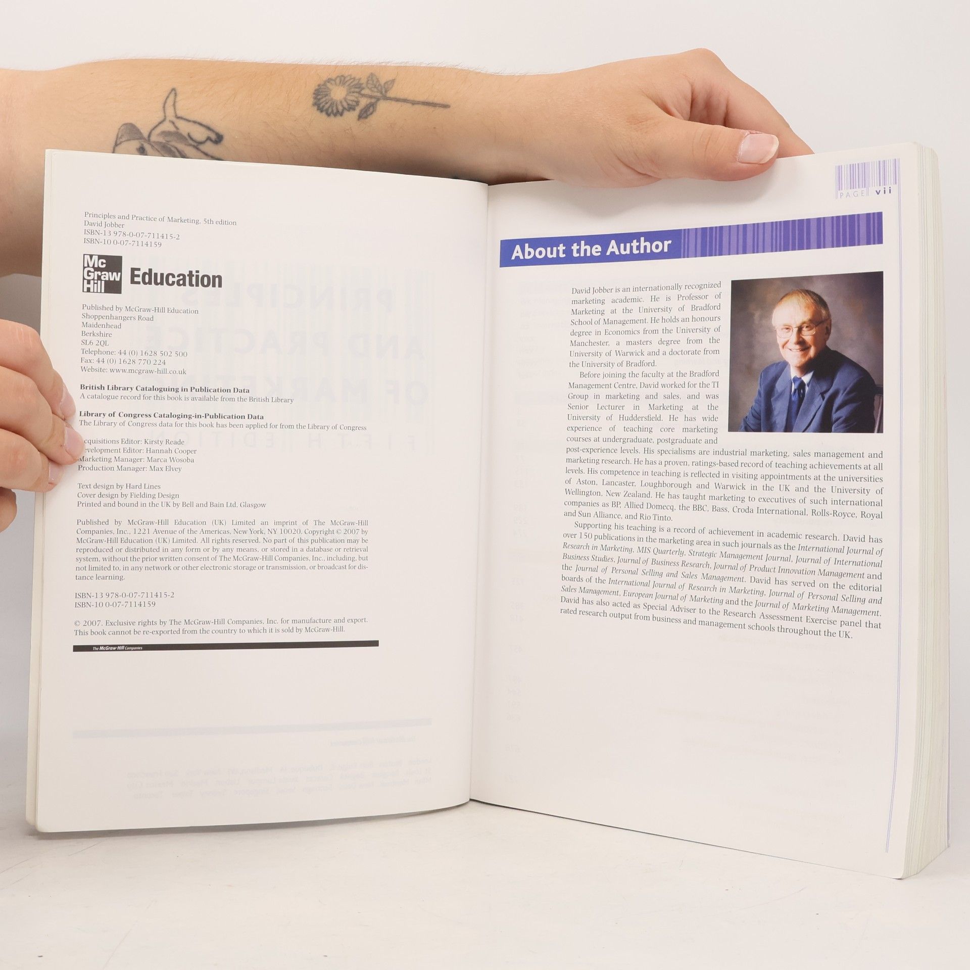 David Jobber Principles and Practice of Marketing