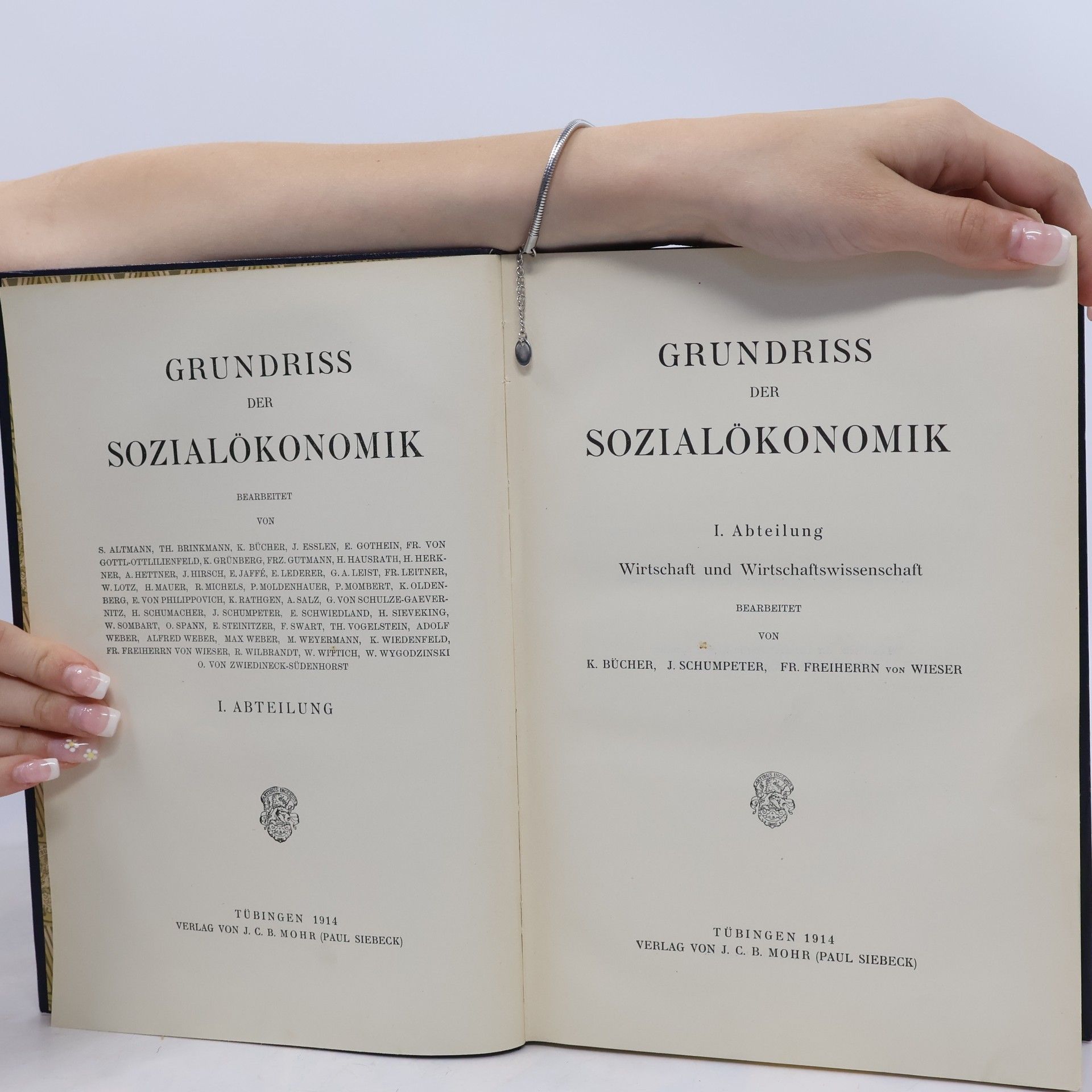 Karl Bücher Grundriss der Sozialökonomik I.