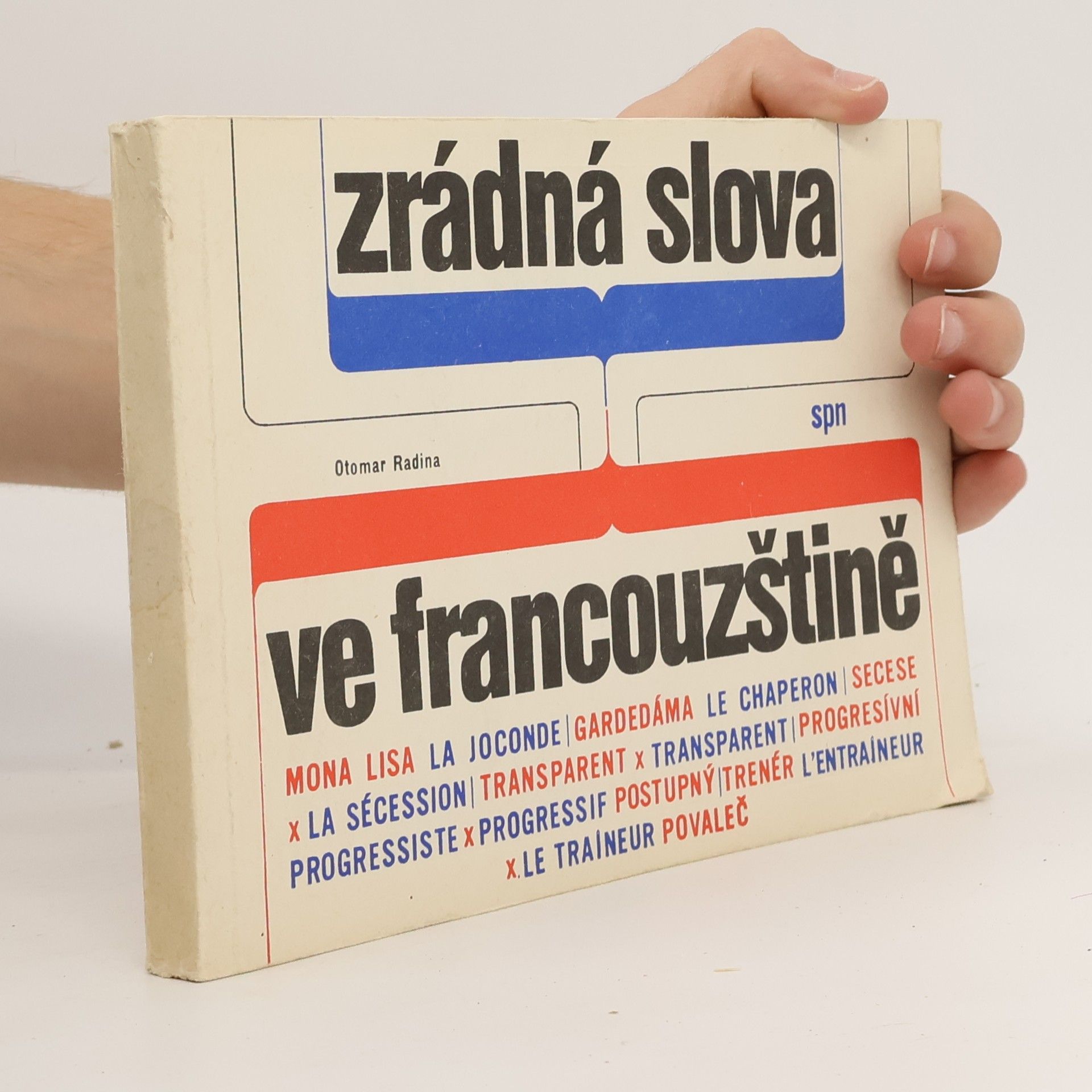 Otomar Radina Zrádná slova ve francouzštině