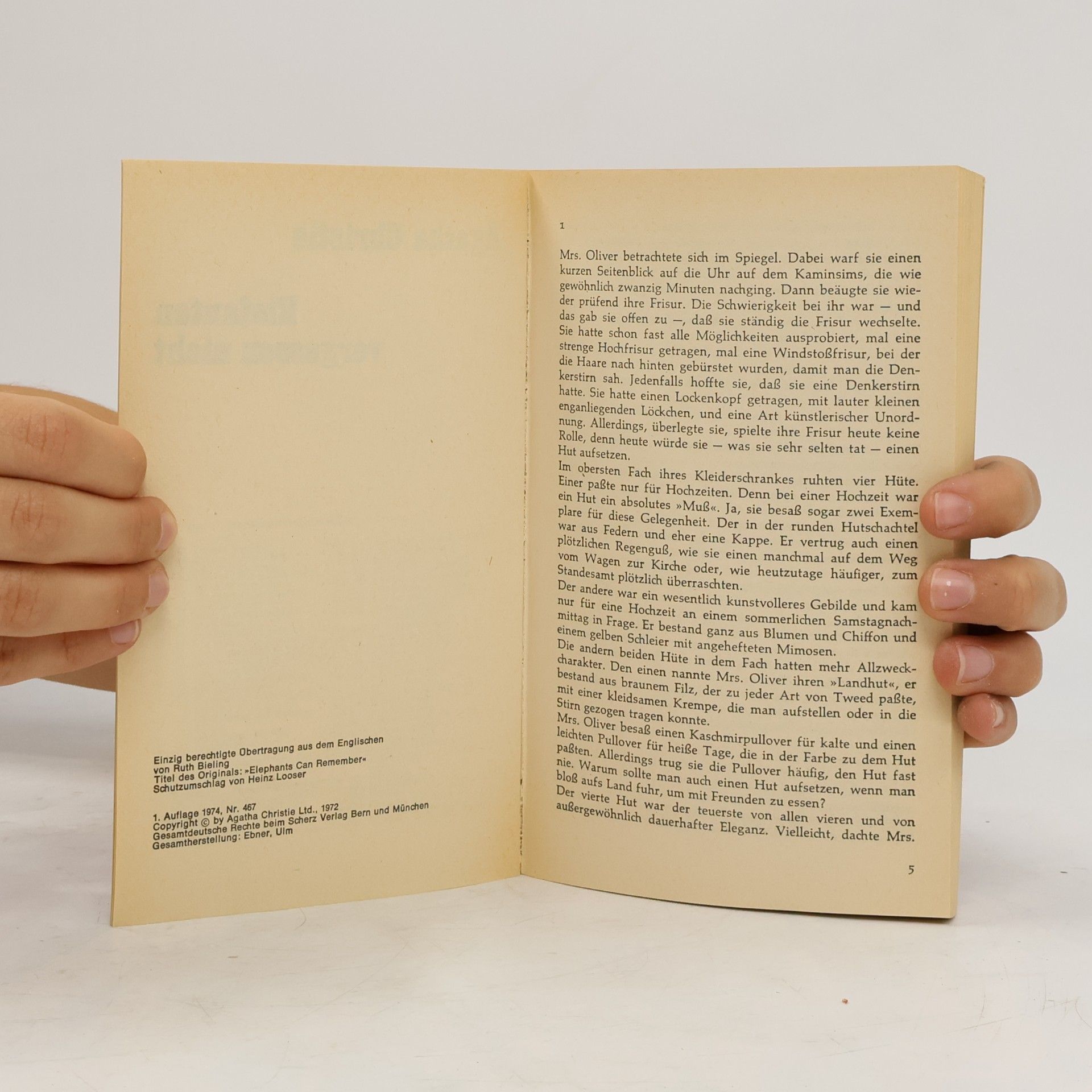 Agatha Christie Elefanten vergessen nicht