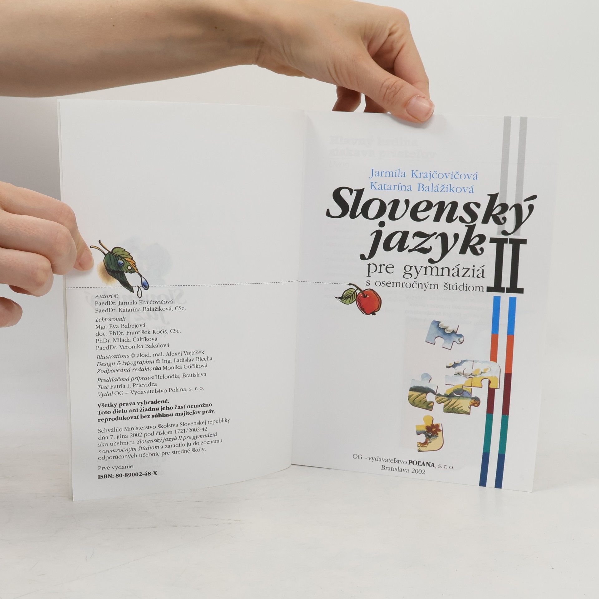 Jarmila Krajčovičová Slovenský jazyk II