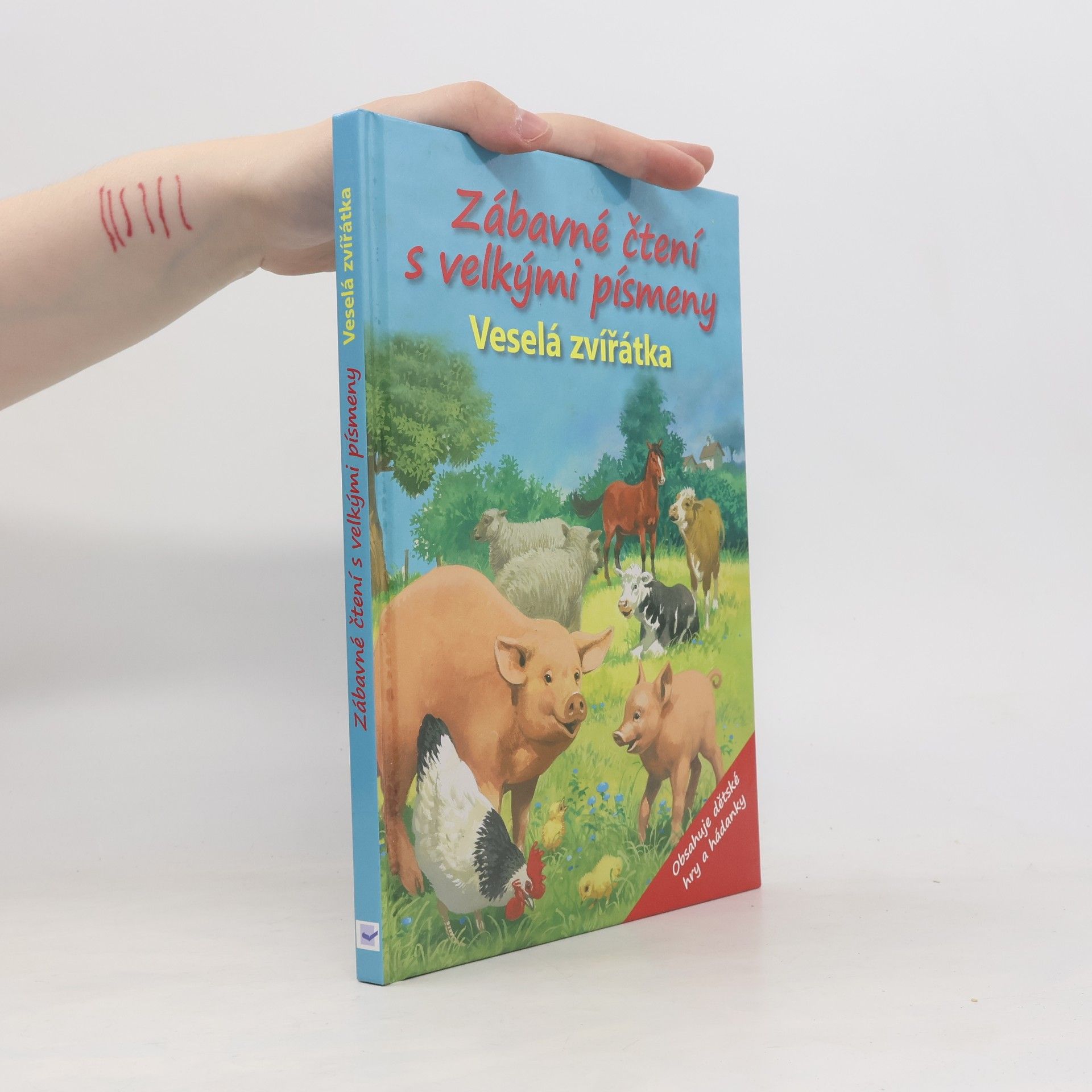 Bob Bampton Veselá zvířátka : zábavné čtení s velkými písmeny