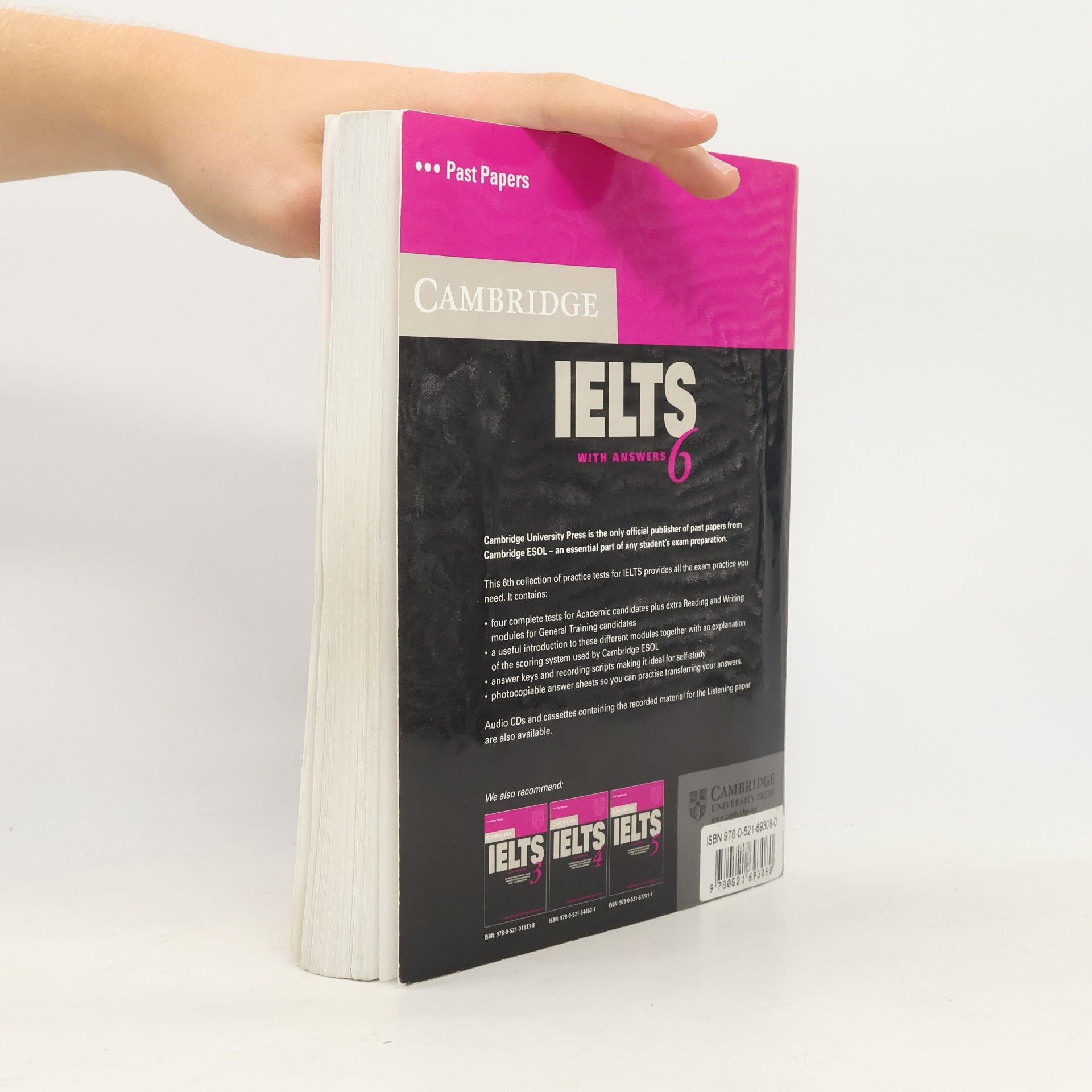 University of Cambridge. ESOL Examinations Cambridge IELTS 6 Self-Study Pack