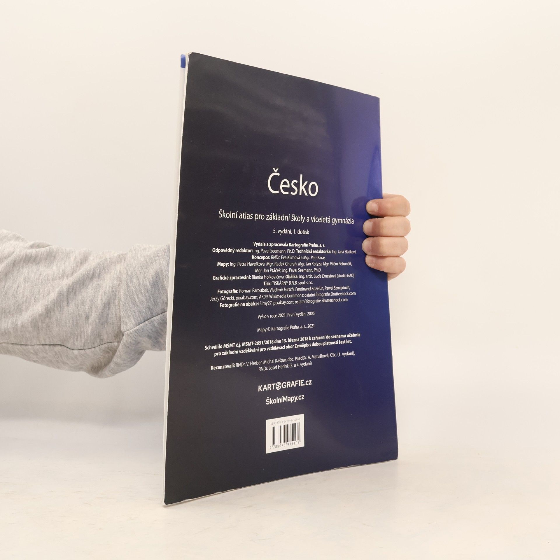 Auteurscollectief Česko: školní atlas pro základní školy a víceletá gymnázia
