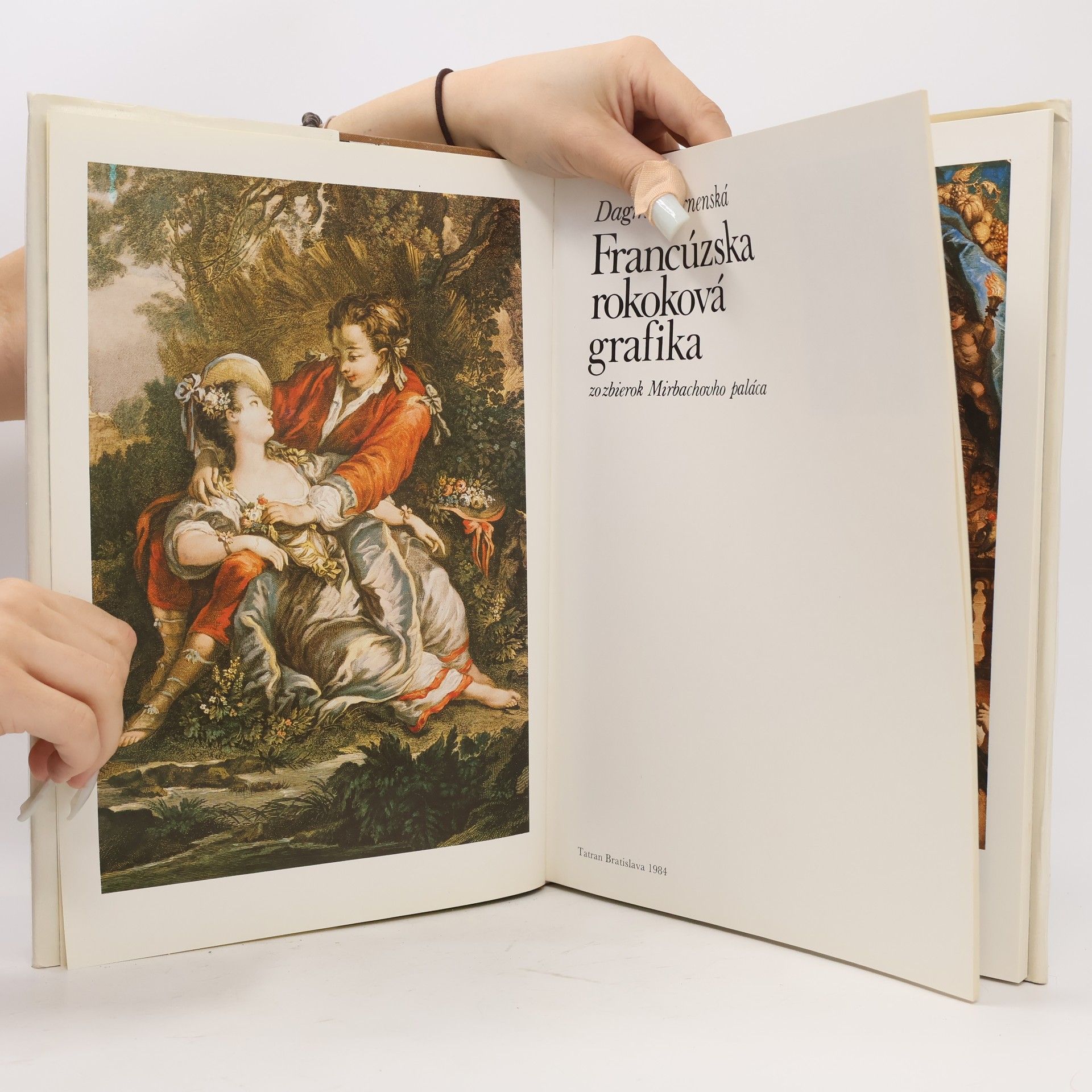 Dagmar Srnenská Francúzska rokoková grafika zo zbierok Mirbachovo paláca