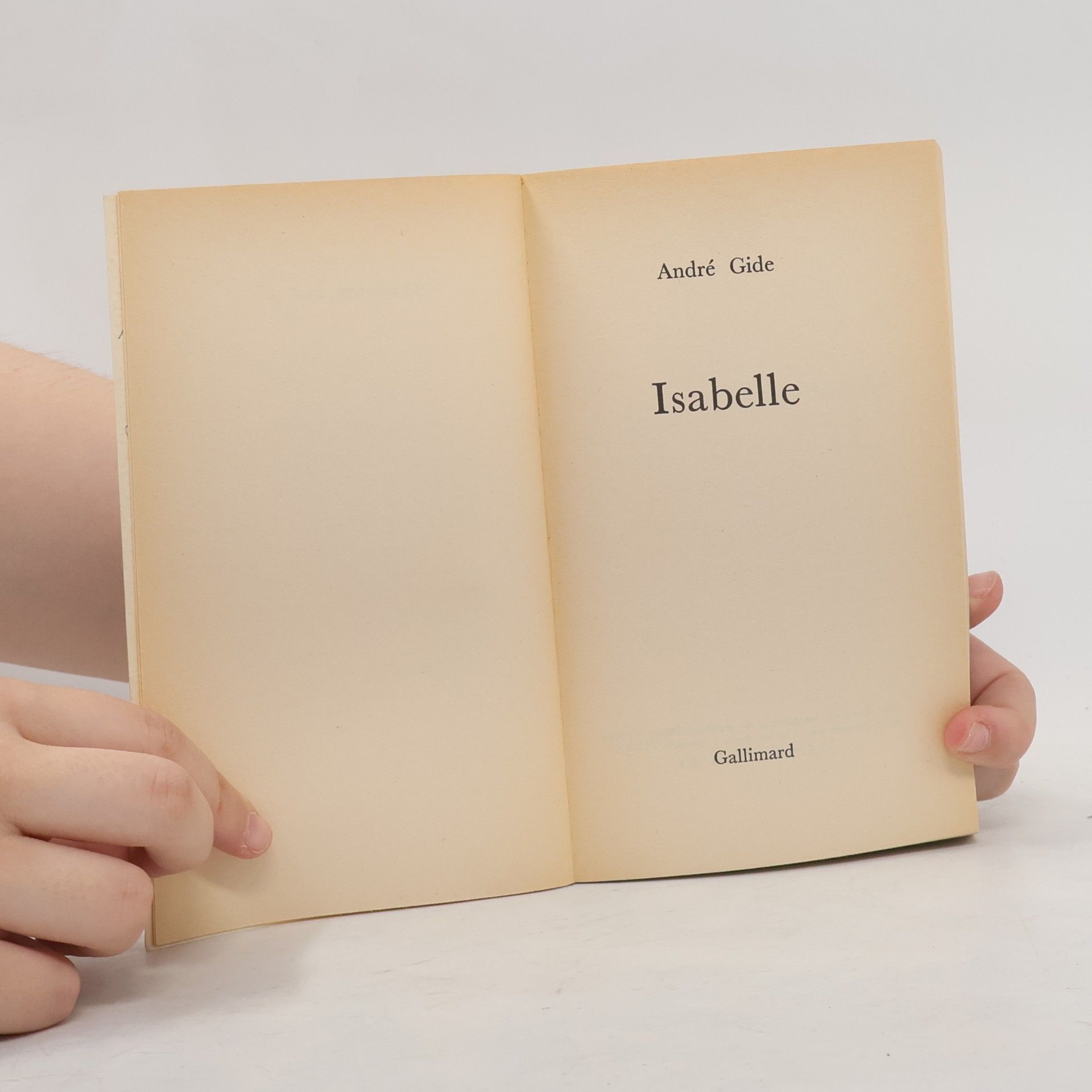 André Gide Isabelle