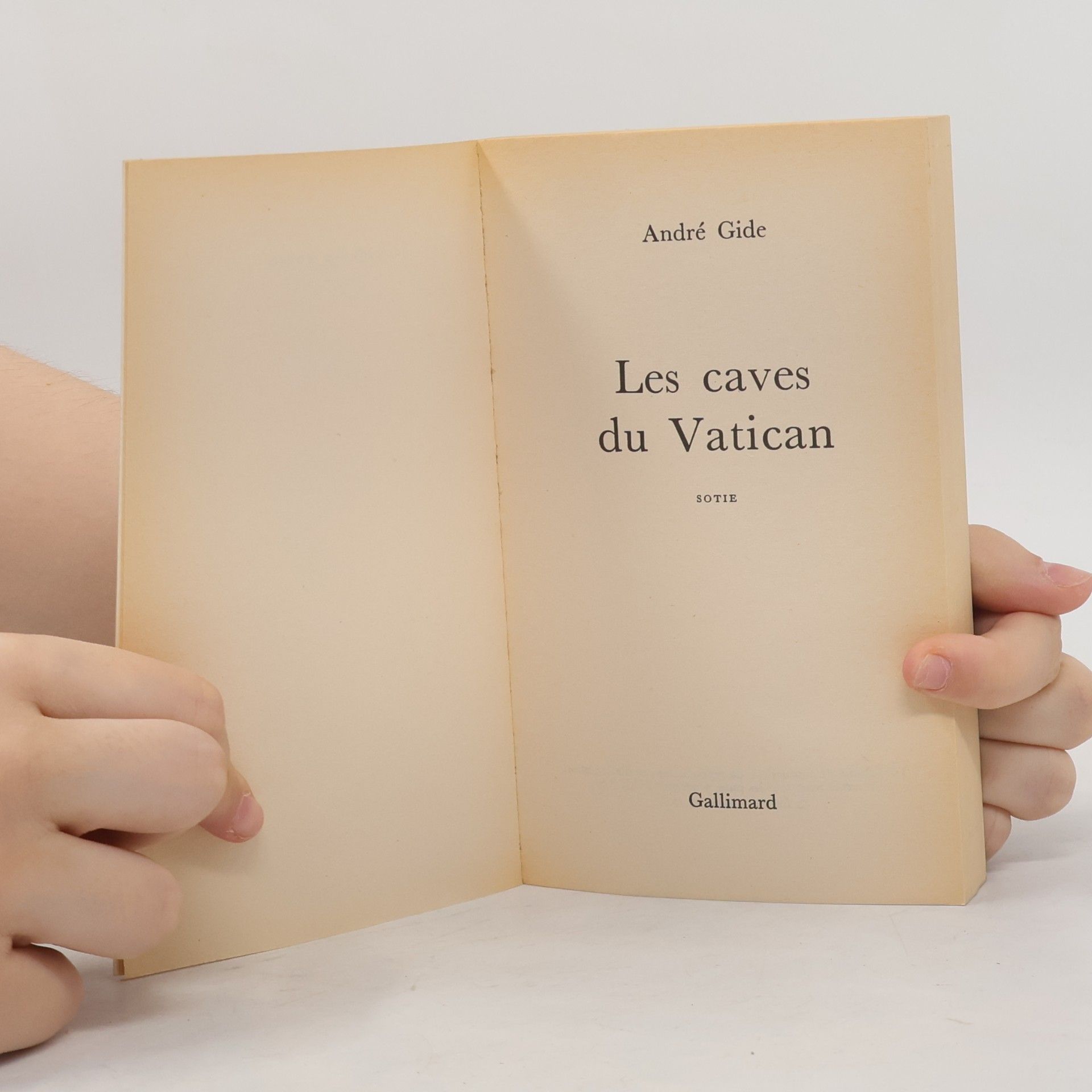 André Gide Les caves du Vatican