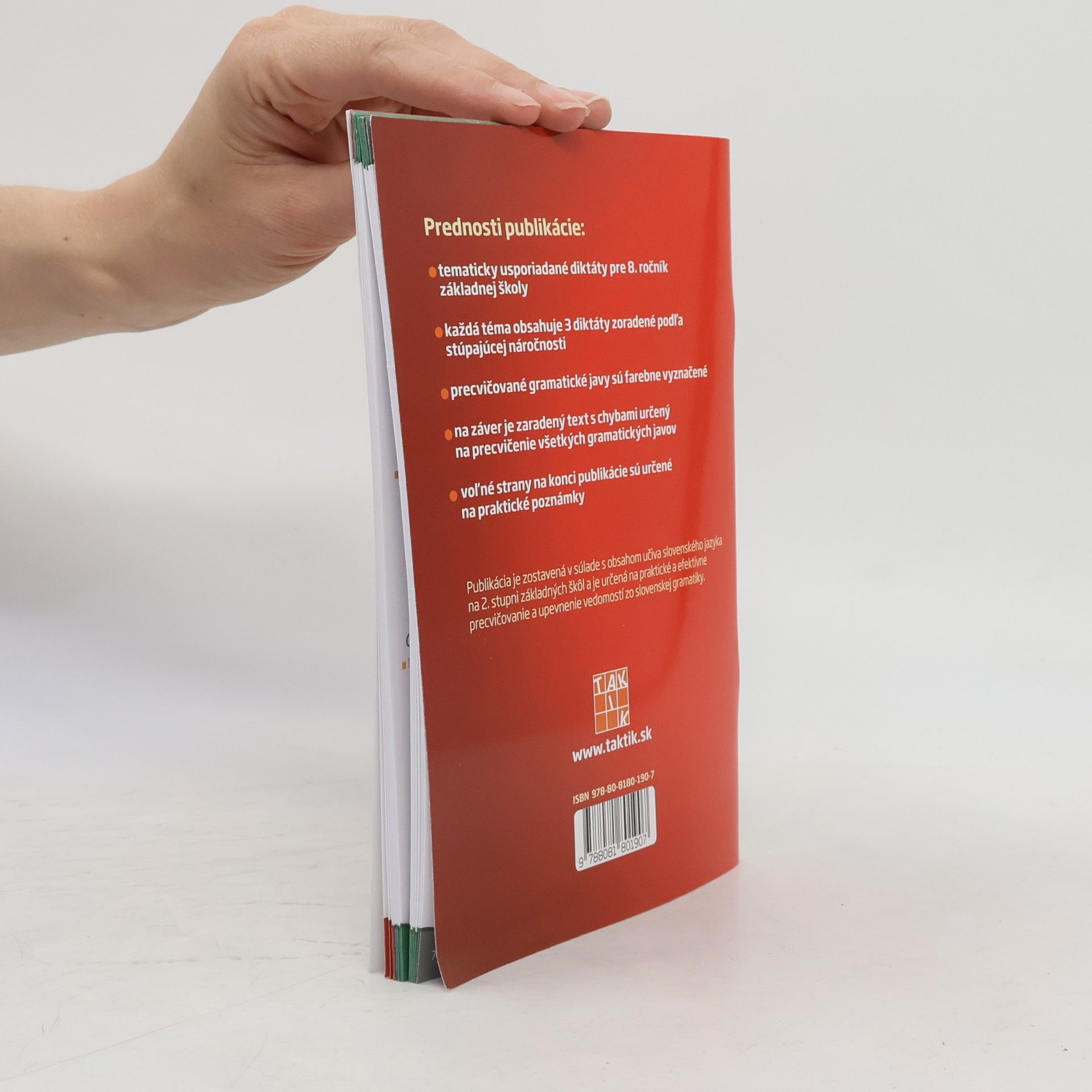 Autorenkollektiv Hravé diktáty. Slovenský jazyk pre 8. ročník ZŠ