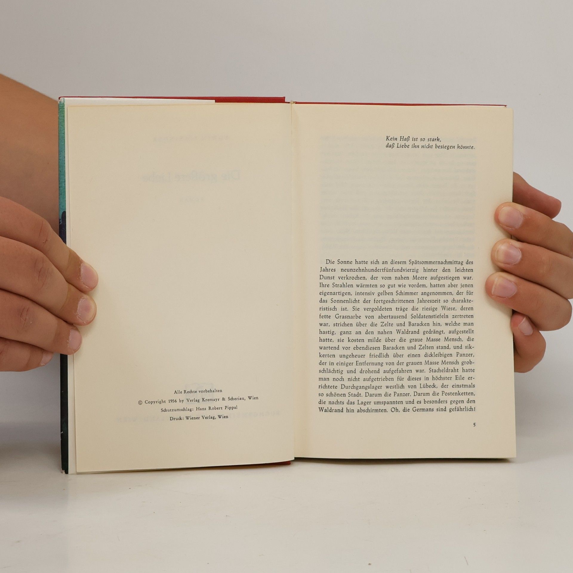 Edwin Felsinger Die größere Liebe
