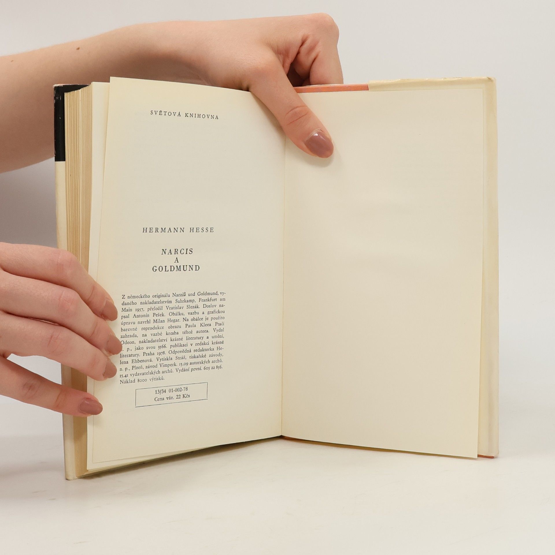 Hermann Hesse Narcis a Goldmund