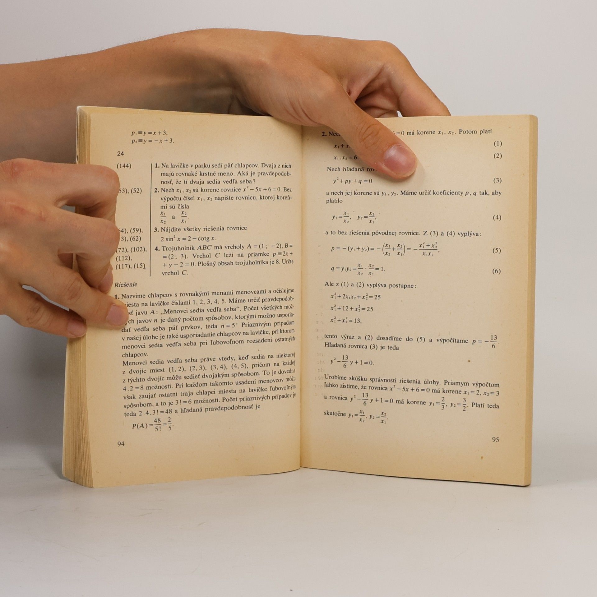 Autorenkollektiv Matematické úlohy na prijímacie skúšky na vysoké školy