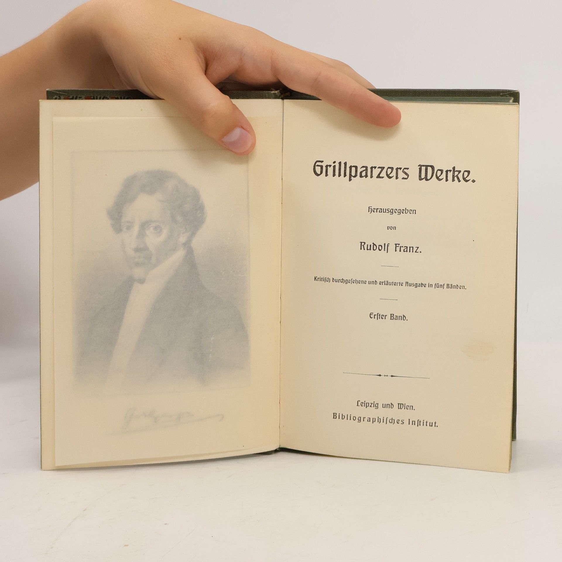 Franz Grillparzer Grillparzers Werke 1