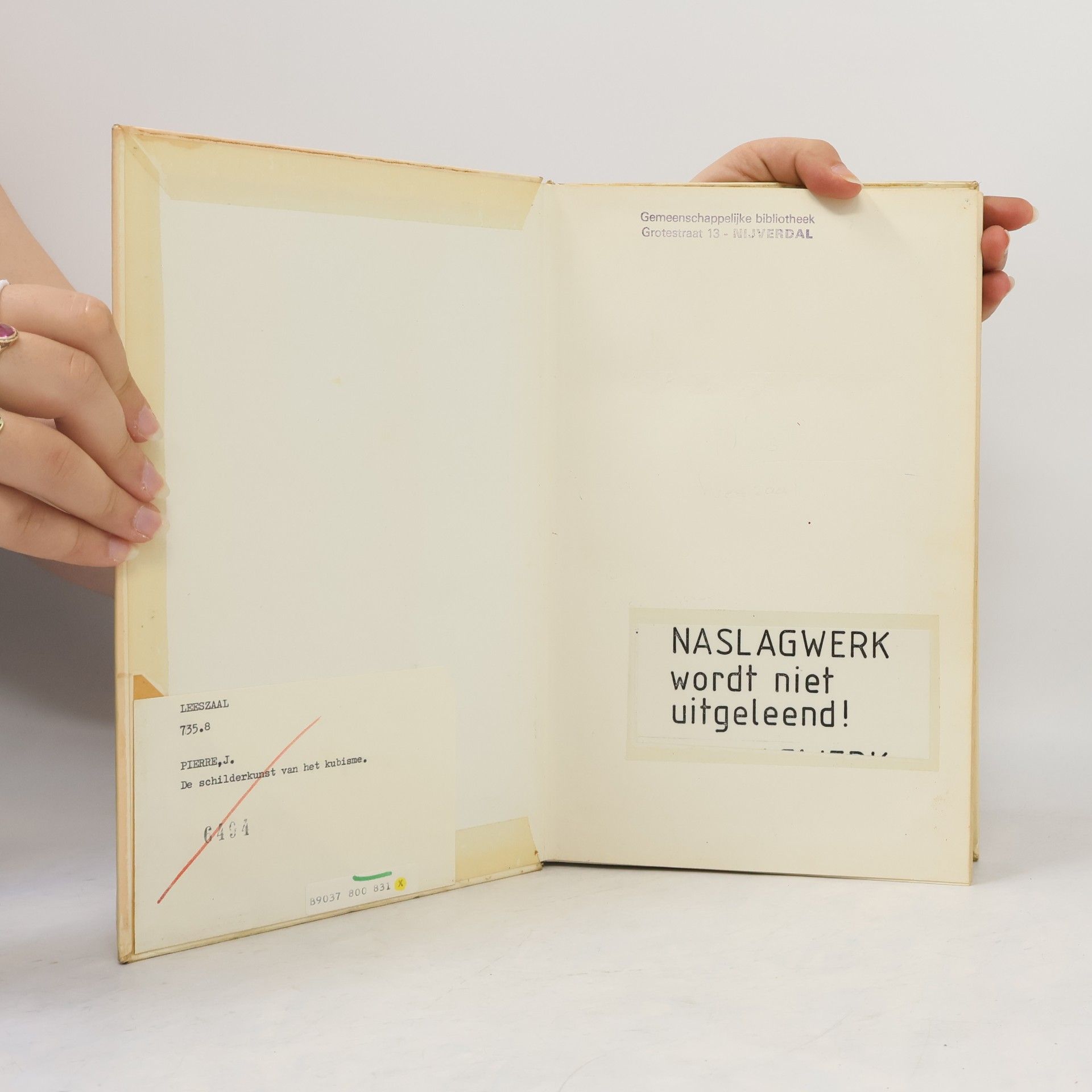 José Pierre De schilderkunst van het kubisme