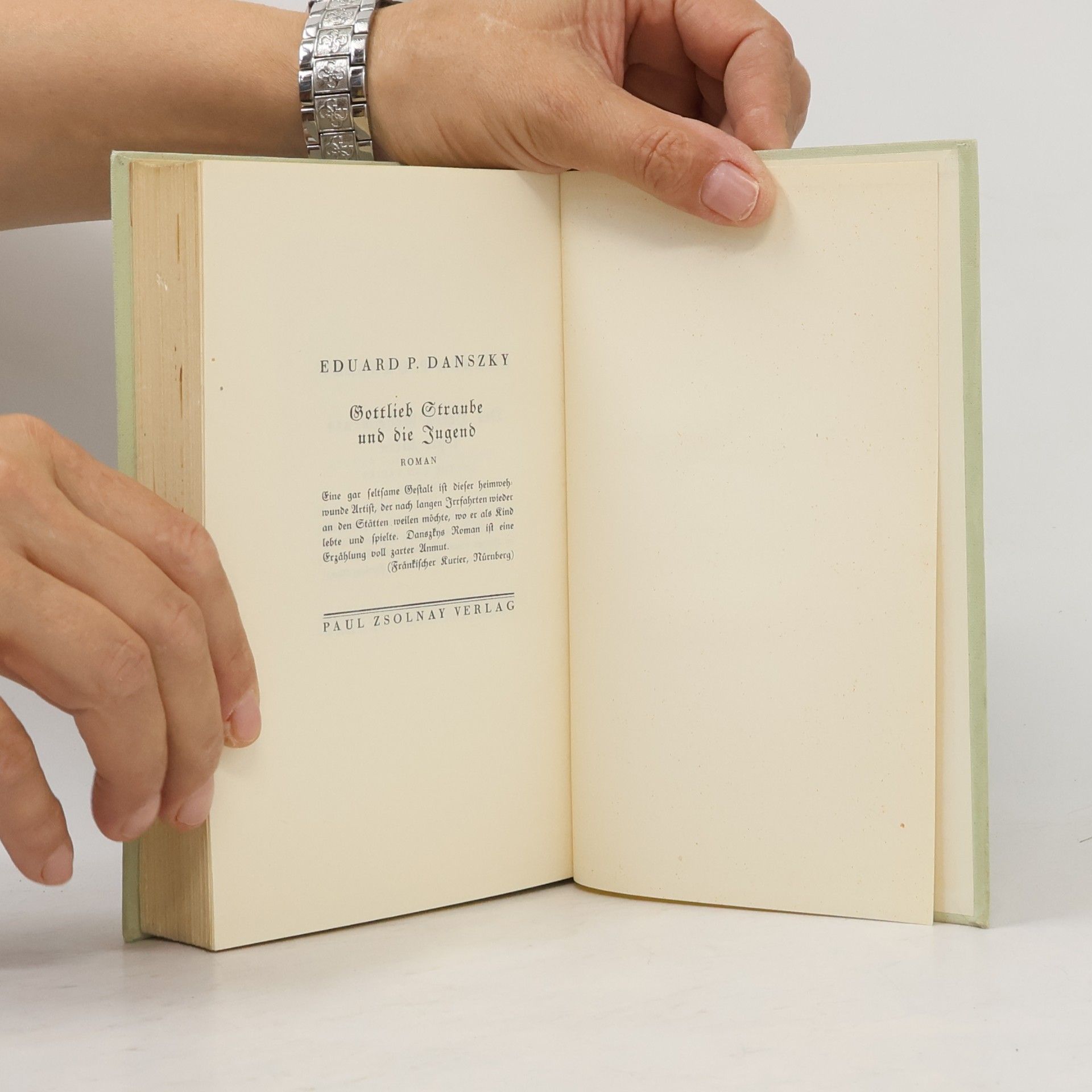 Eduard Paul Danszky Gottlieb Straube und die Jugend