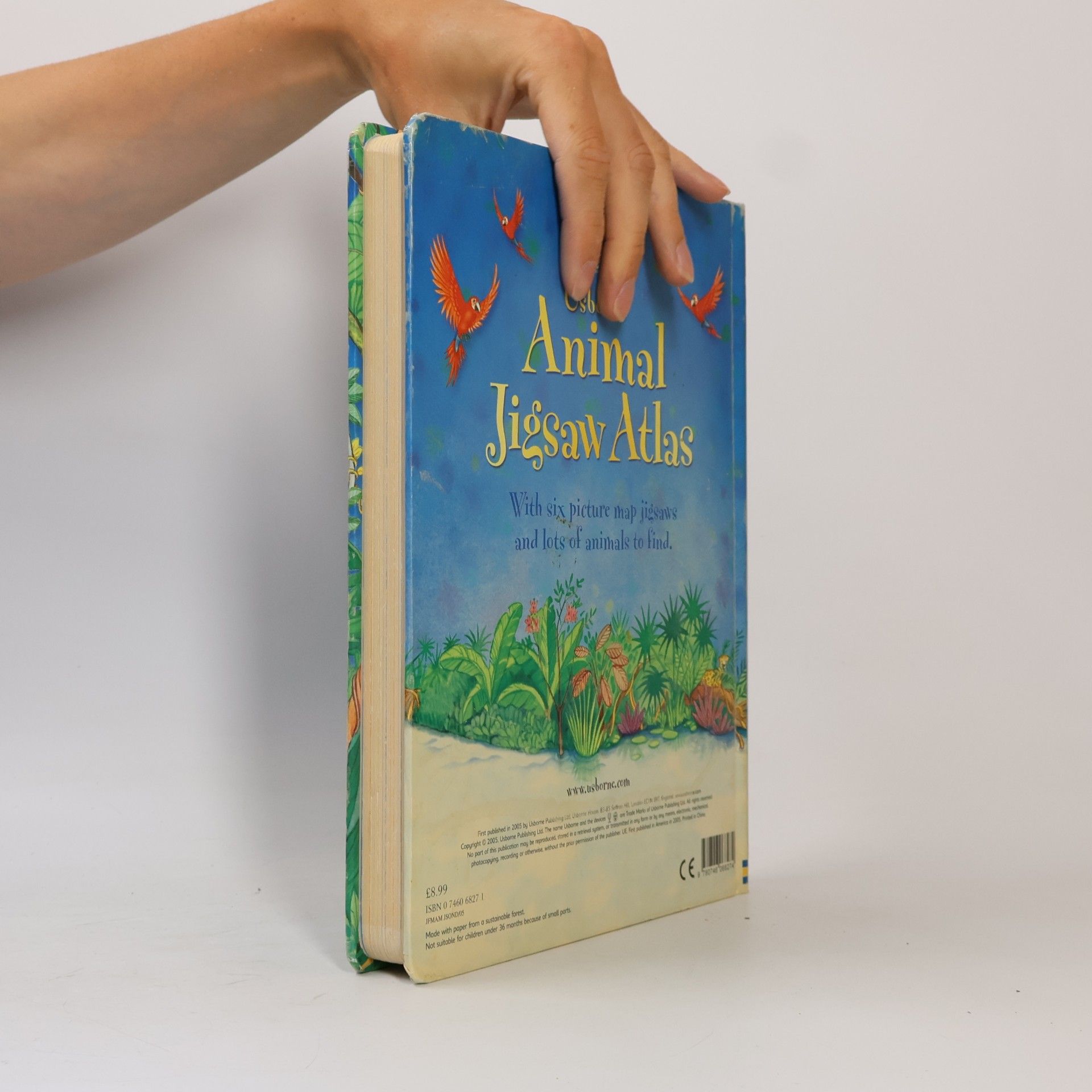 Linda Edwards Usborne Jigsaws: Usborne Animal Jigsaw Atlas