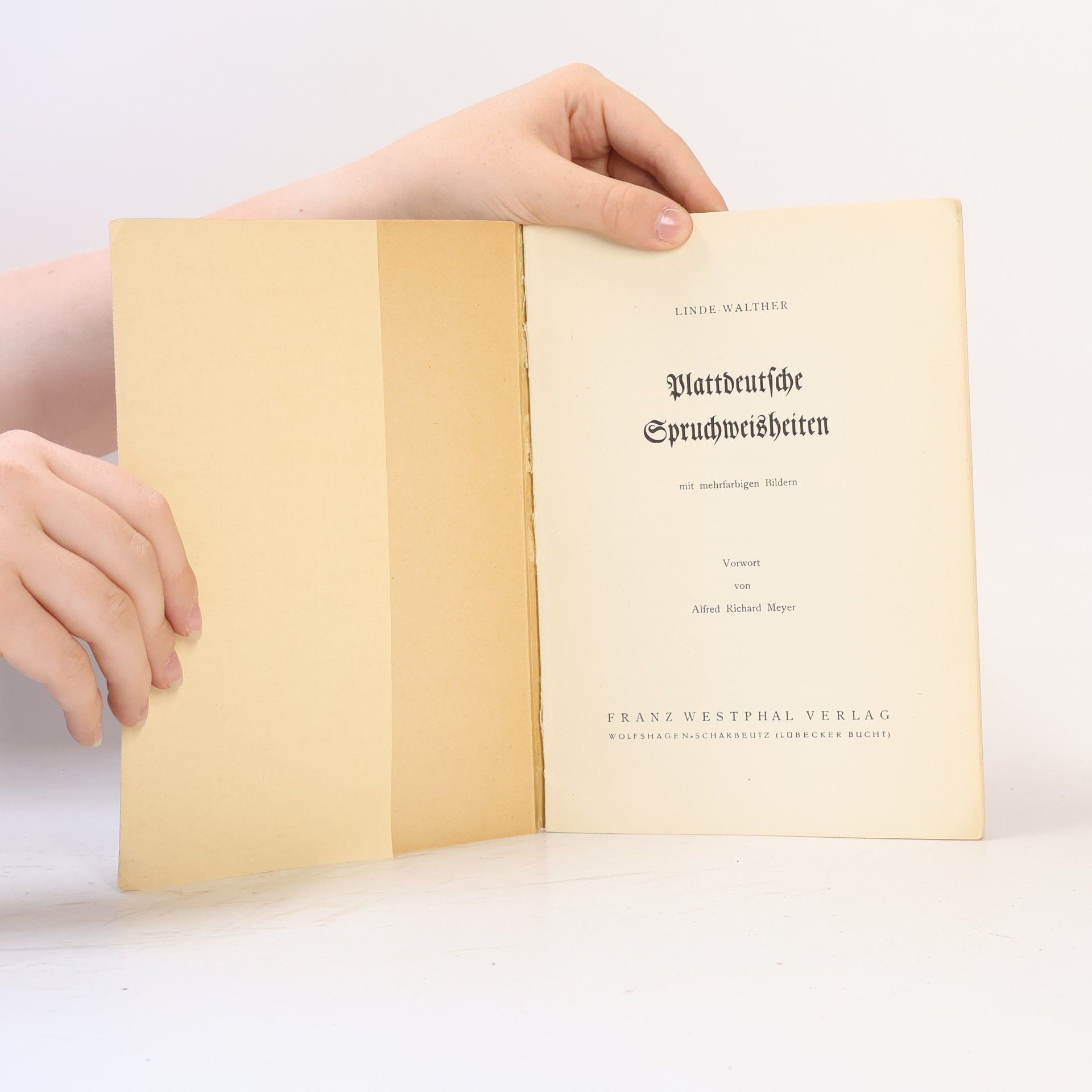 Walther Linden Plattdeutsche Spruchweisheiten