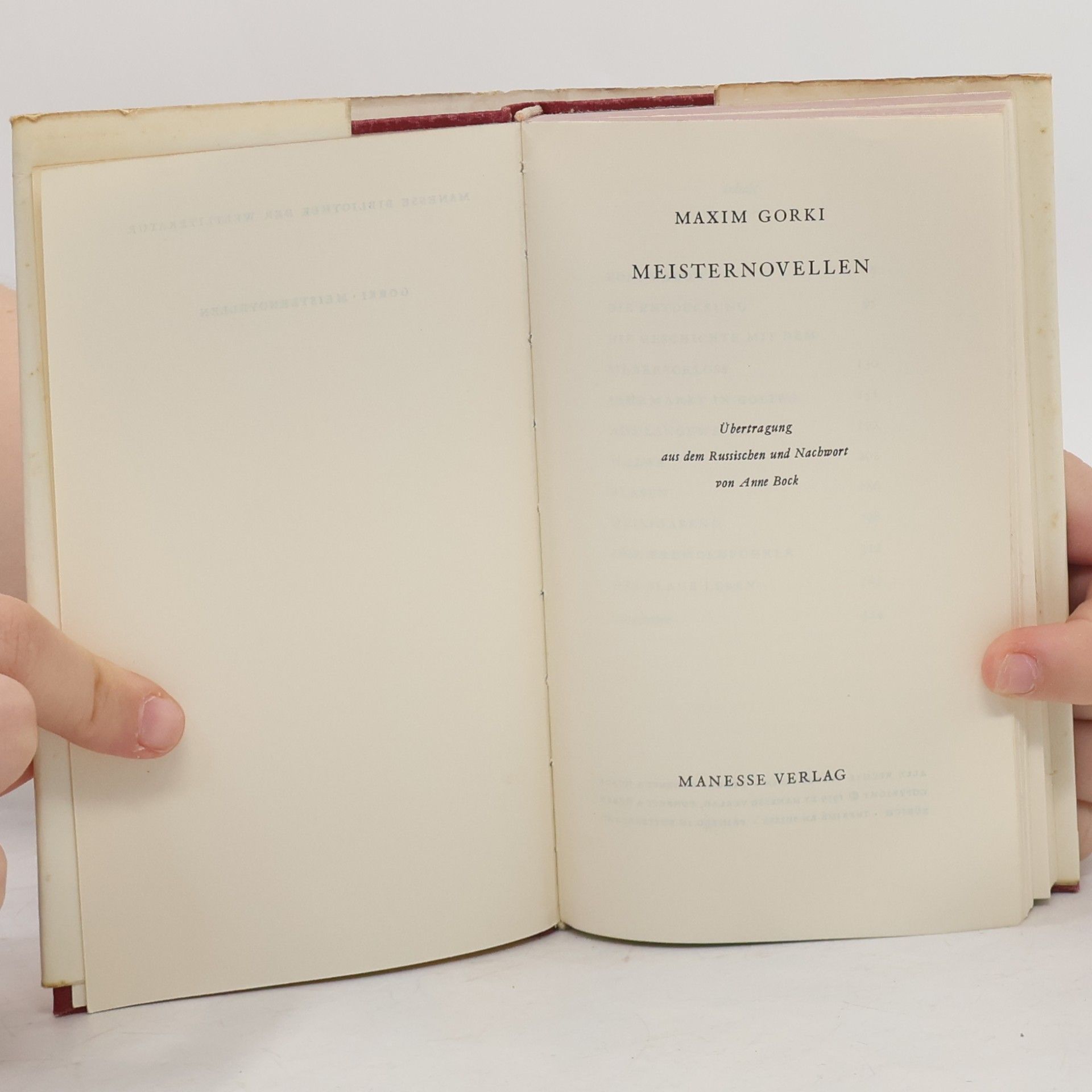 Maxim Gorky Meisternovellen