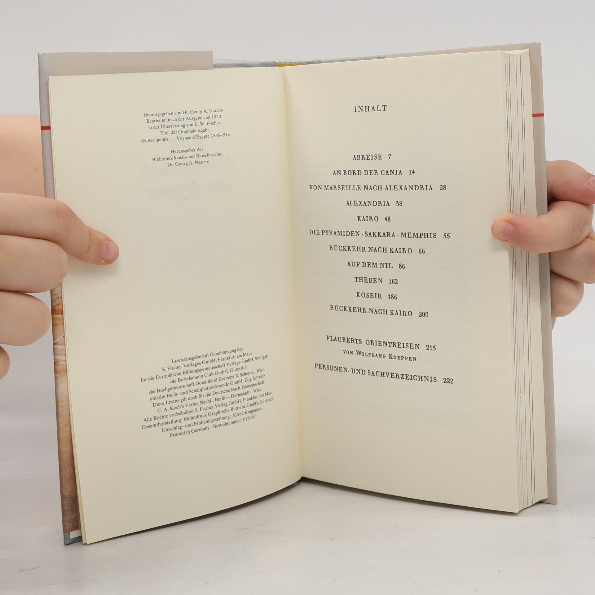 Gustave Flaubert Reisetagebuch aus Ägypten
