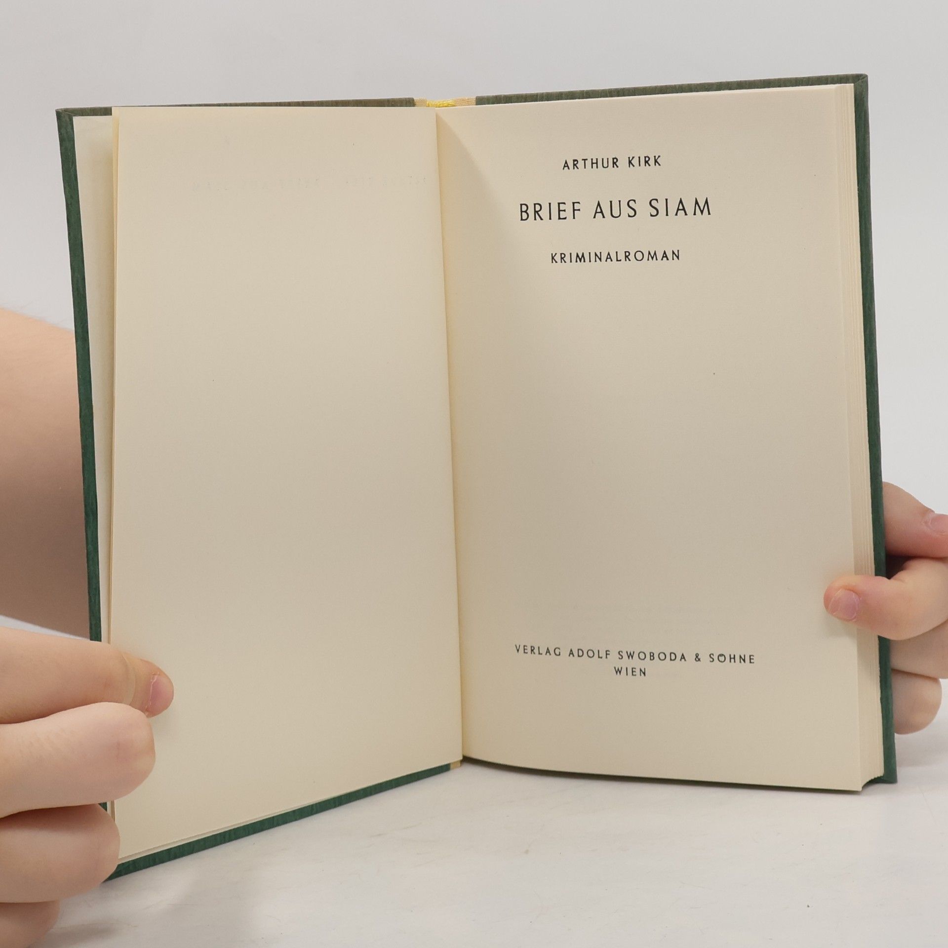 Arthur Kirk Brief aus Siam