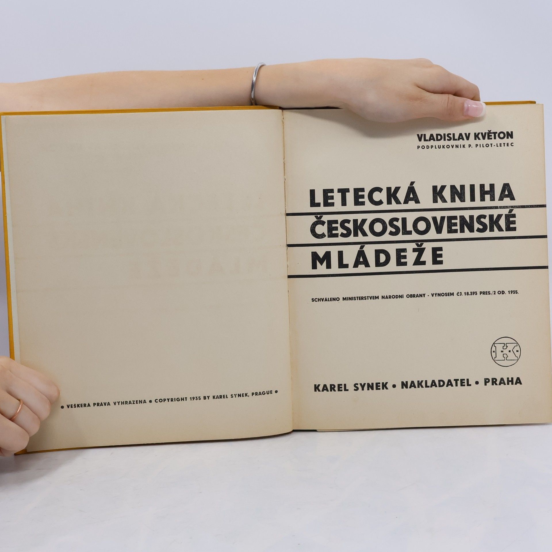 Vladislav Květoň Letecká kniha československé mládeže
