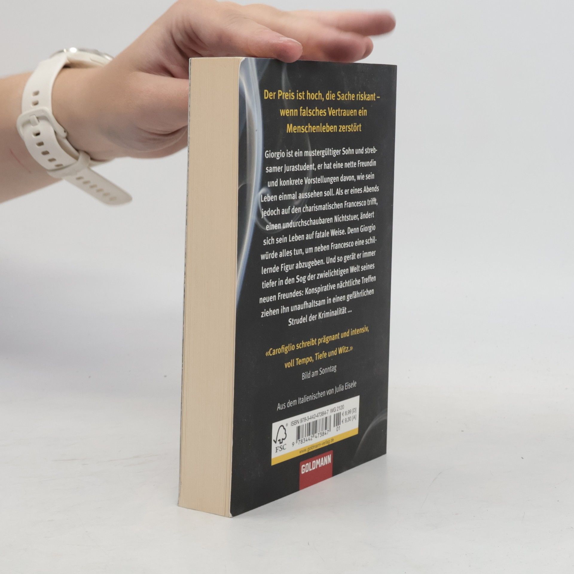 Gianrico Carofiglio Die Vergangenheit ist ein gefährliches Land