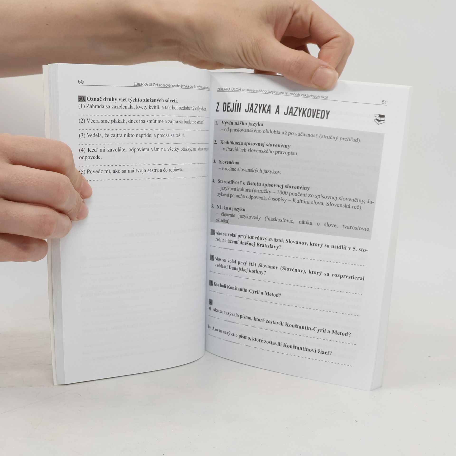 Autorenkollektiv Zbierka úloh zo slovenského jazyka pre 9 ročník základních škol