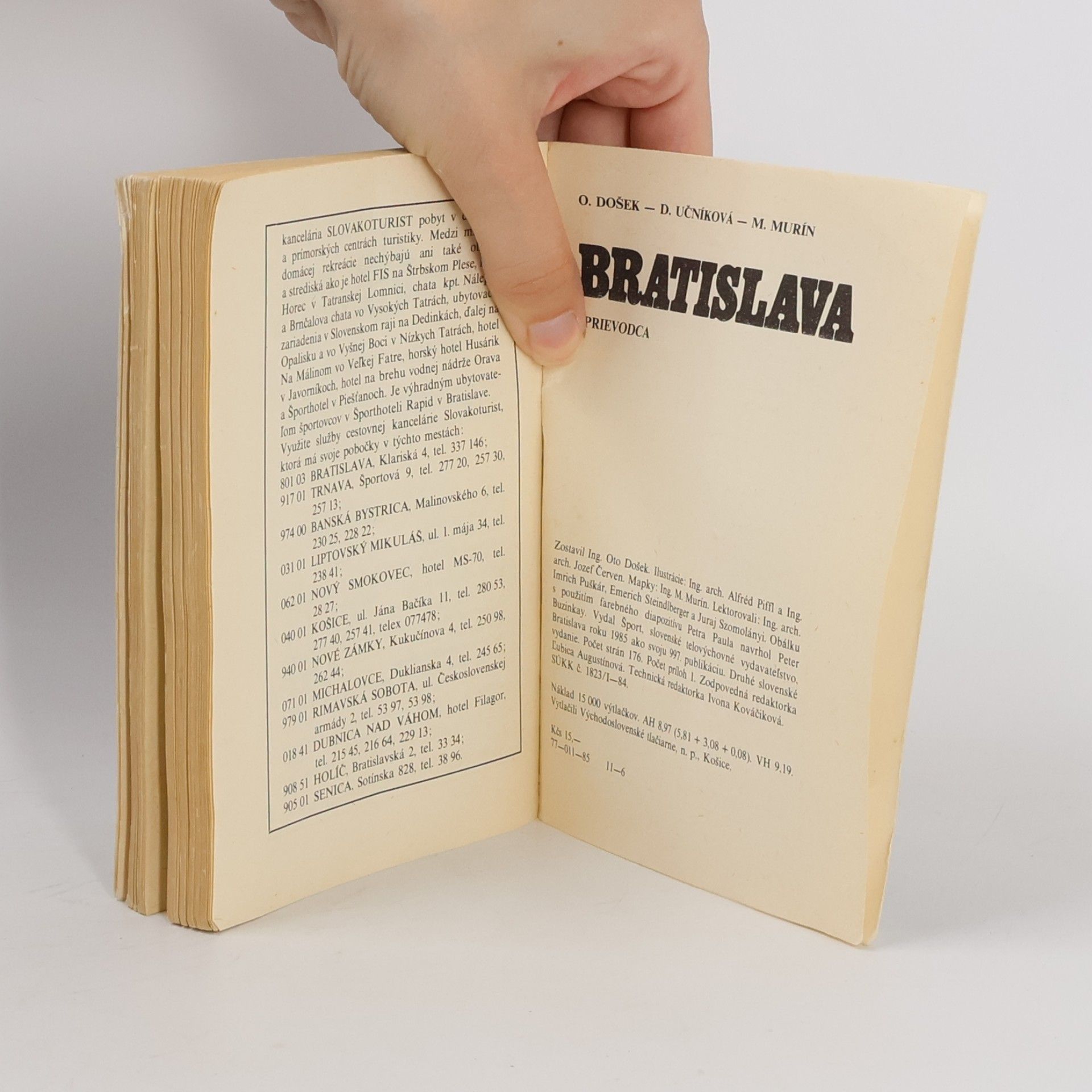 Autorenkollektiv Hlavné mesto SSR Bratislava. Sprievodca