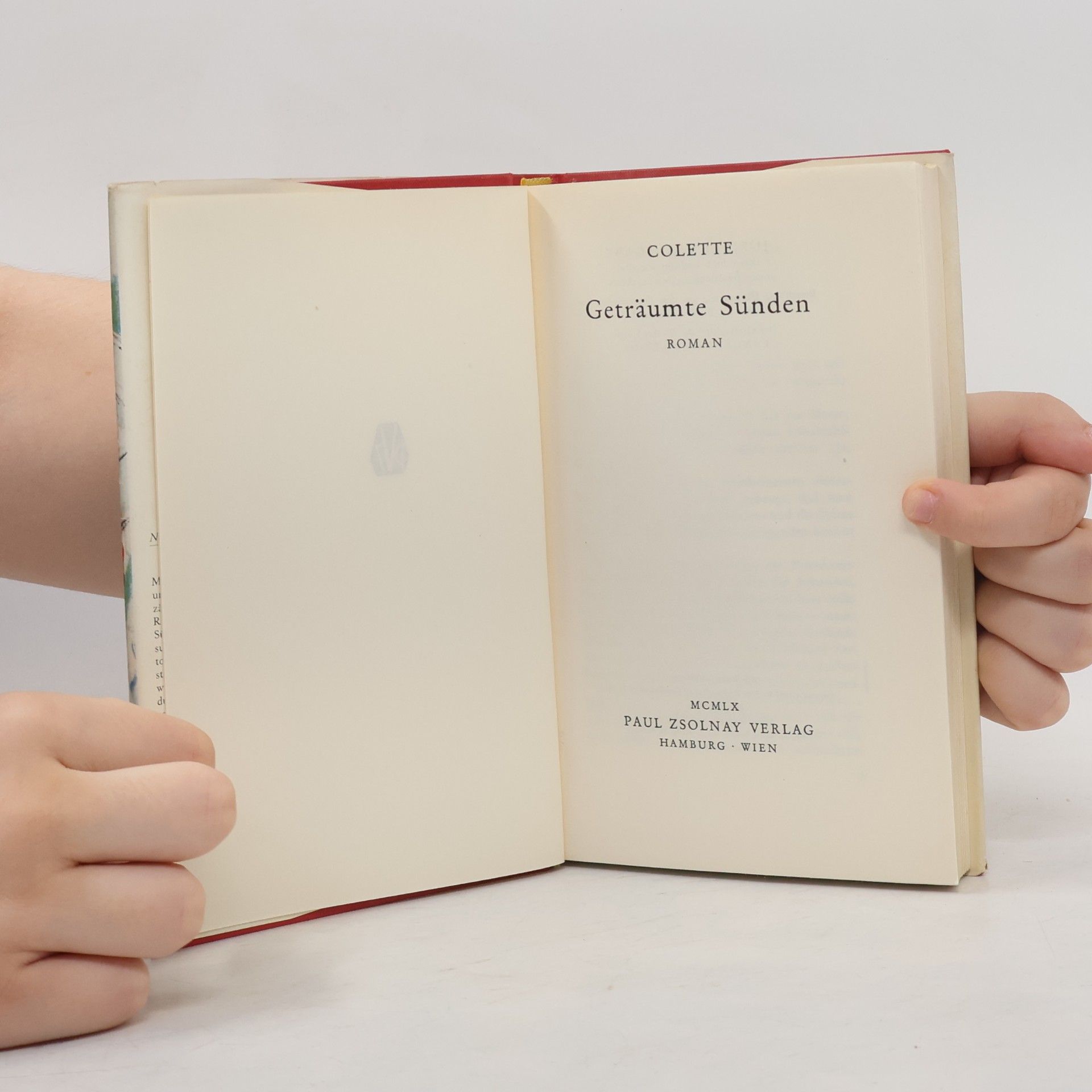 Sidonie Gabrielle Colette Geträumte Sünden