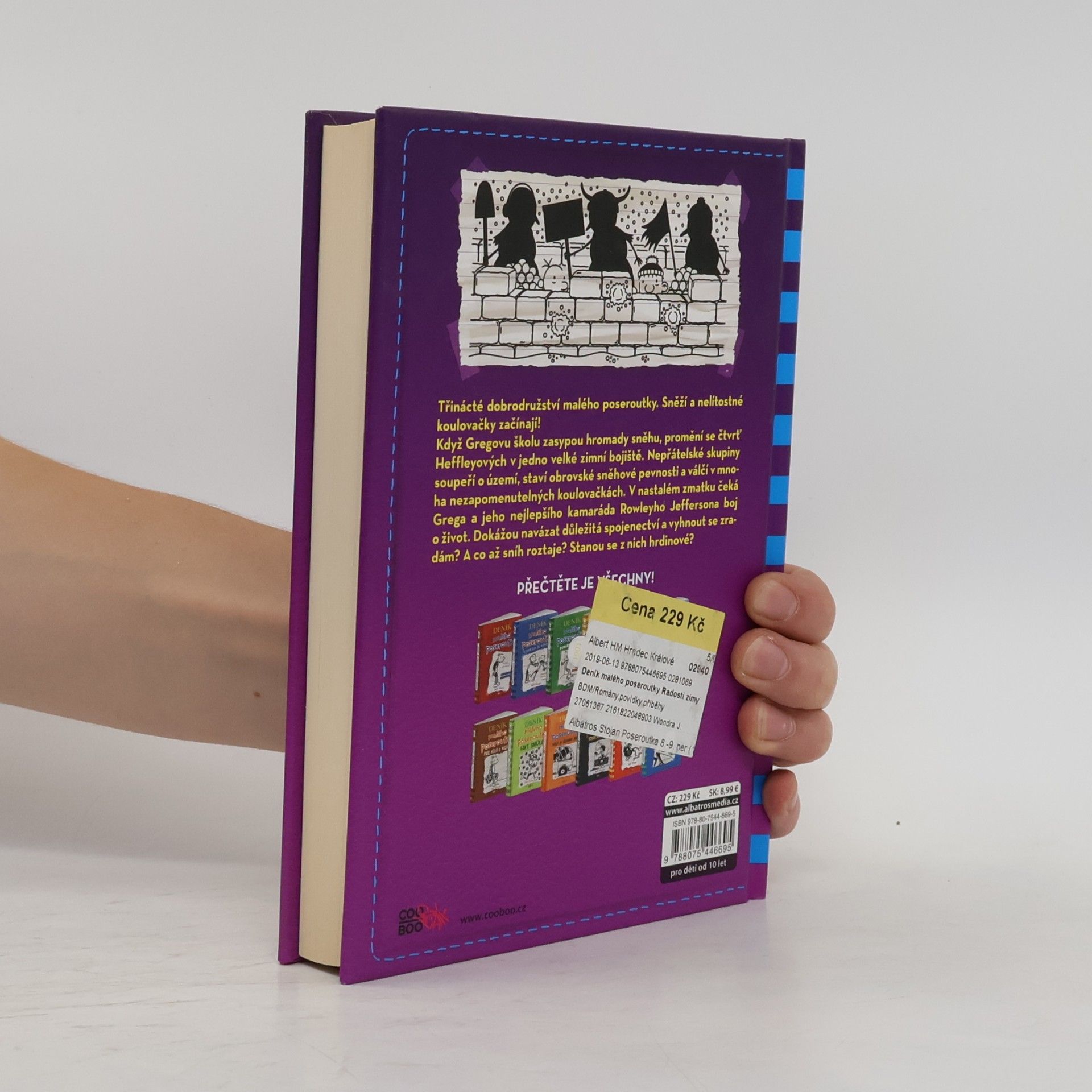 Jeff Kinney Deník malého poseroutky 13. Radosti zimy