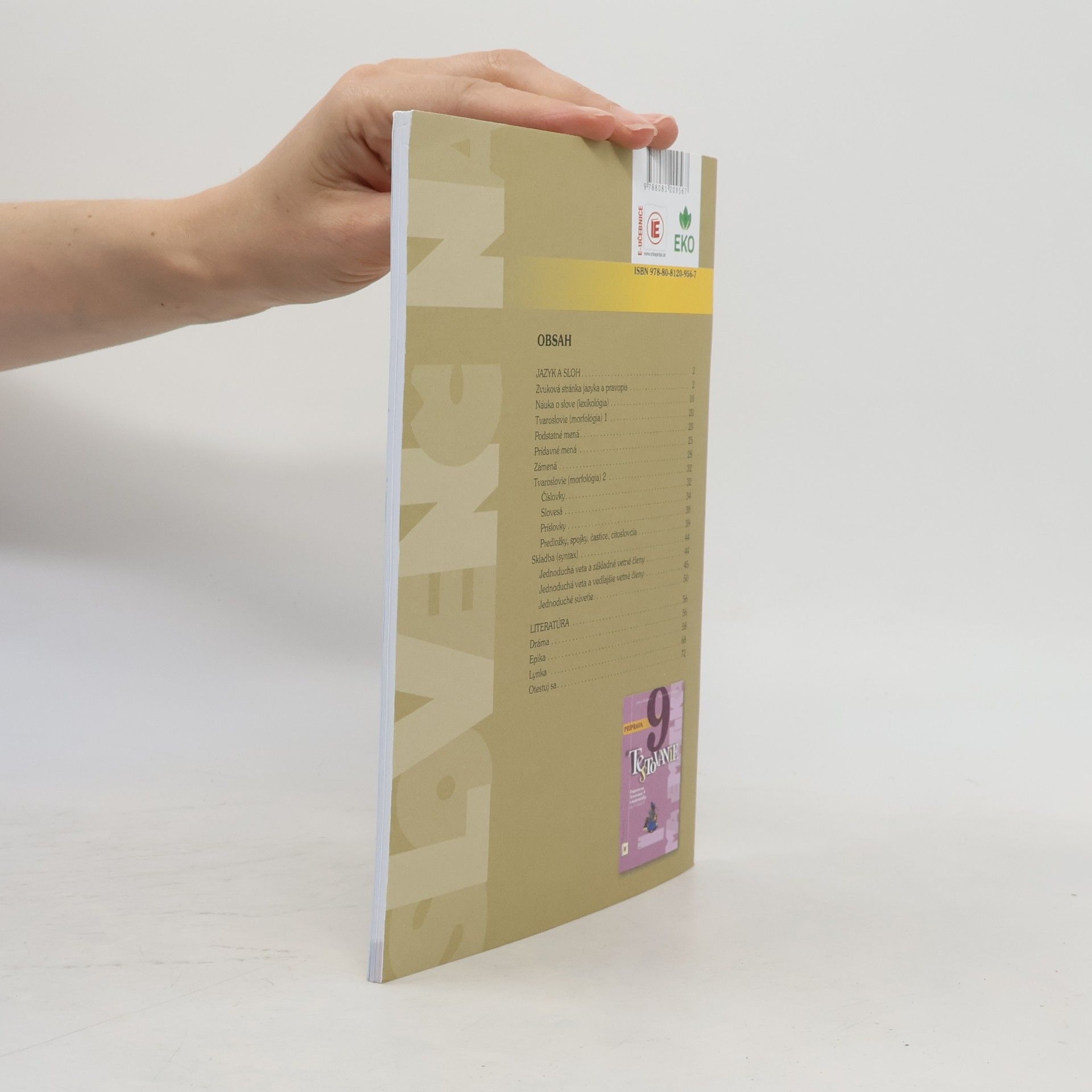 Autorenkollektiv Príprava testovanie 9. Slovenský jazyk a literatúra pre 9. ročník ZŠ