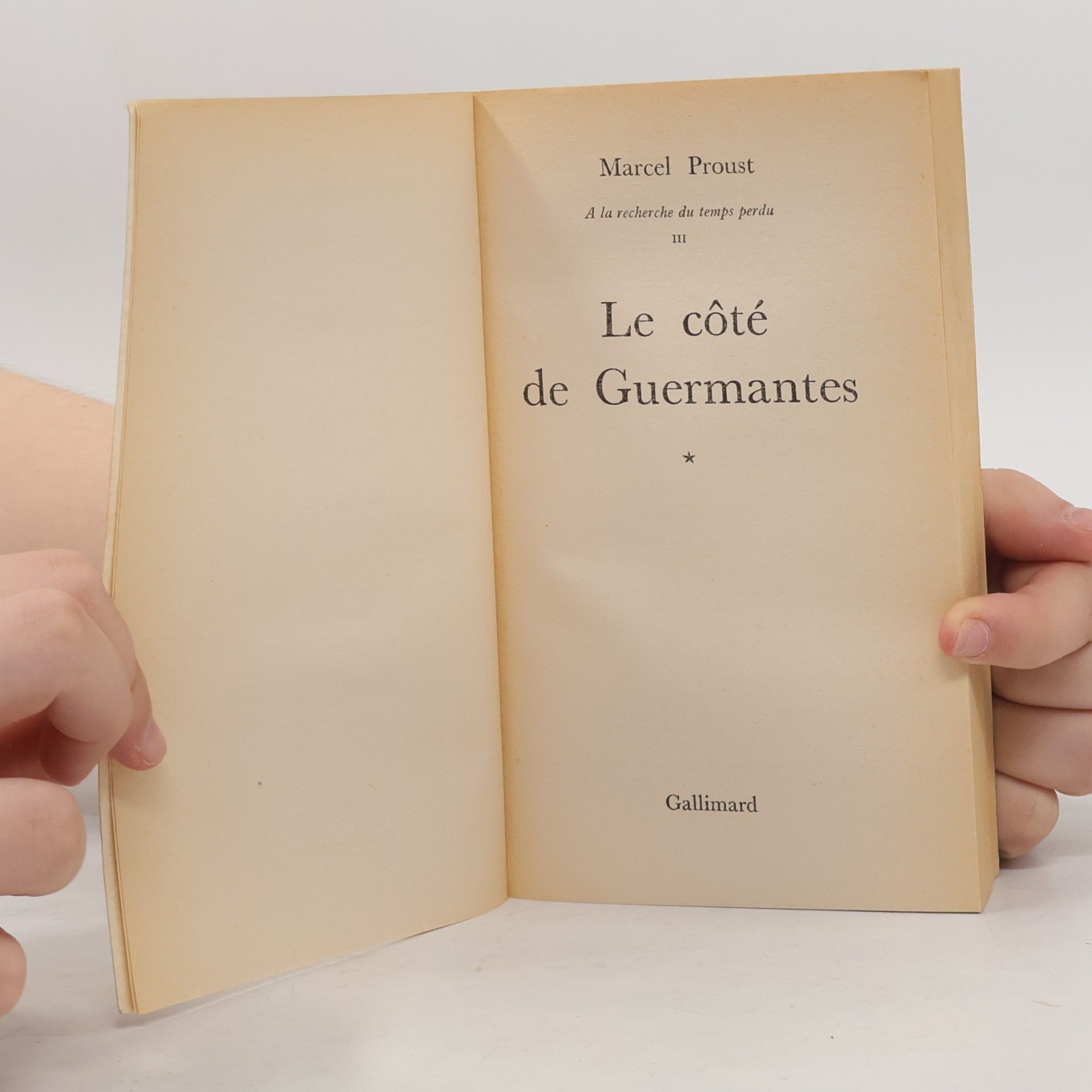 Marcel Proust Le côté de Guermantes