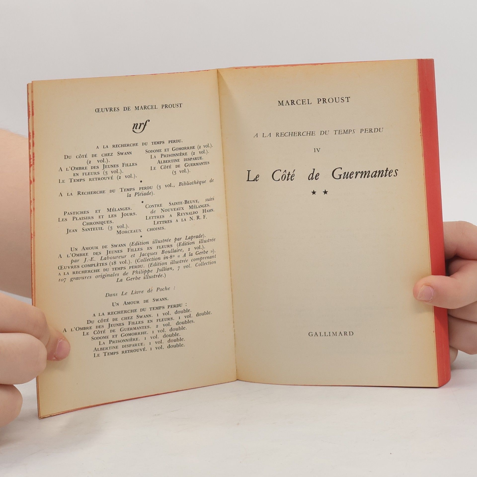 Marcel Proust Le Côté de Guermantes II