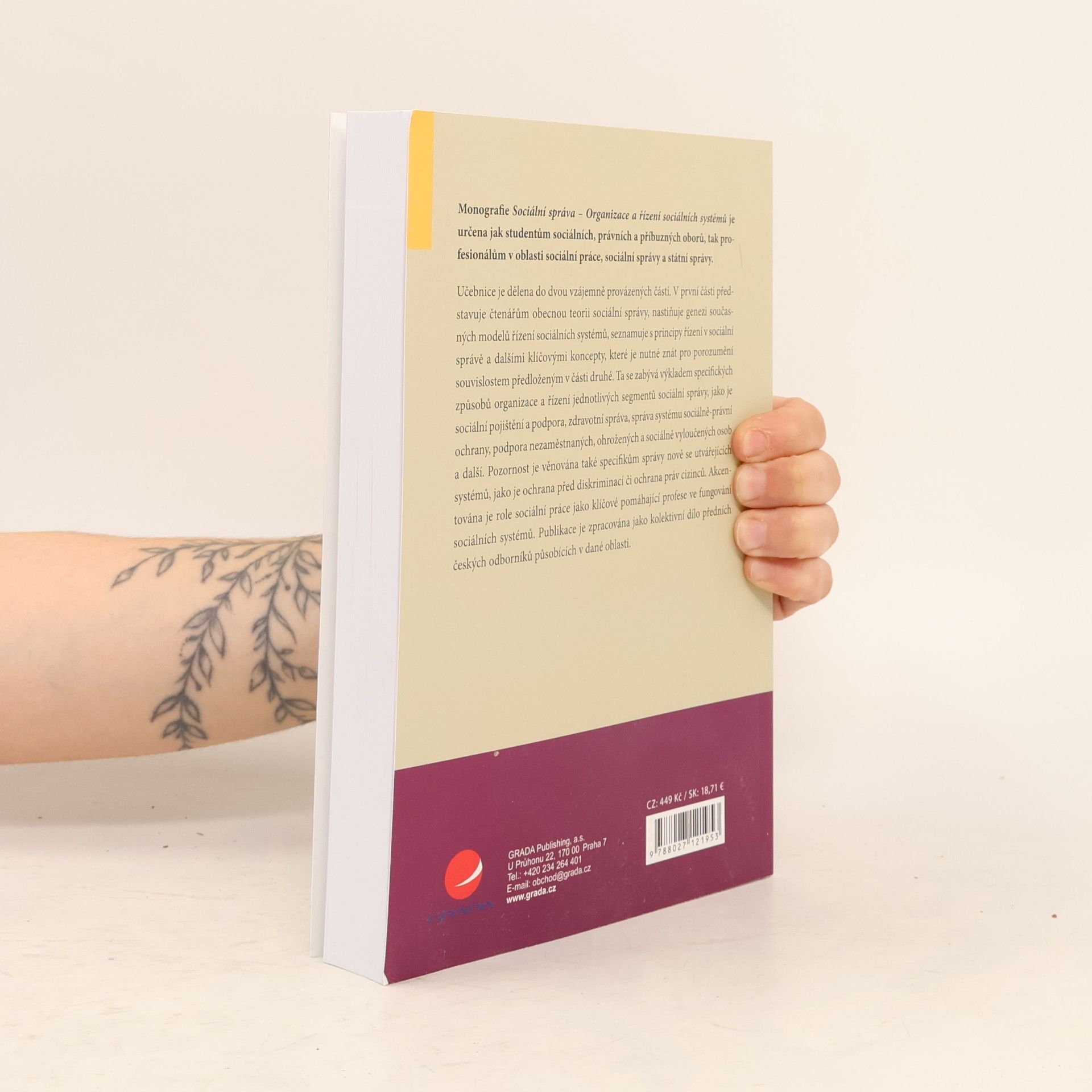 Kateřina Šámalová Sociální správa : organizace a řízení sociálních systémů