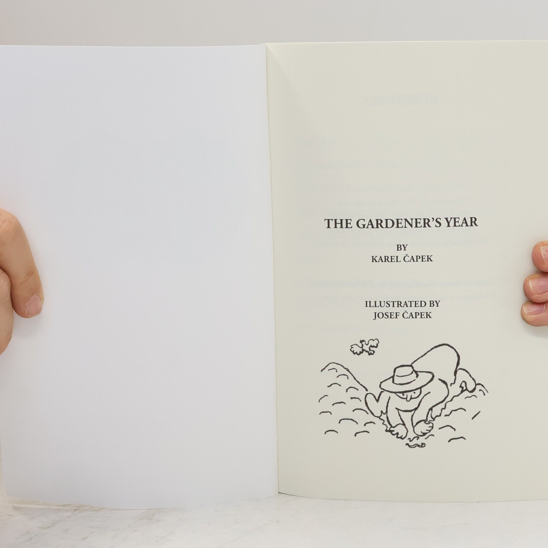 Karel Čapek The Gardener's Year - Illustrated by Josef Capek
