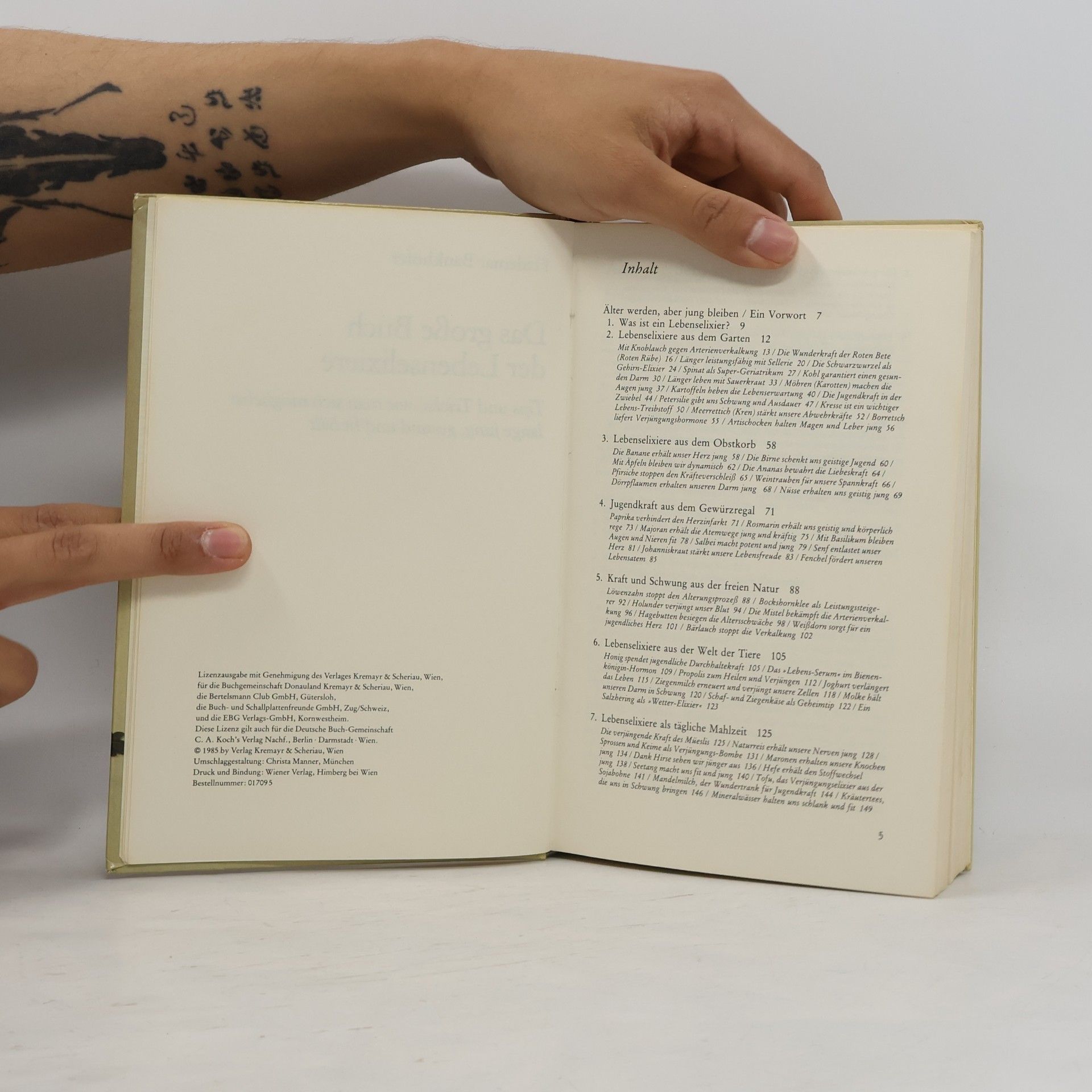 Hademar Bankhofer Das große Buch der Lebenselixiere