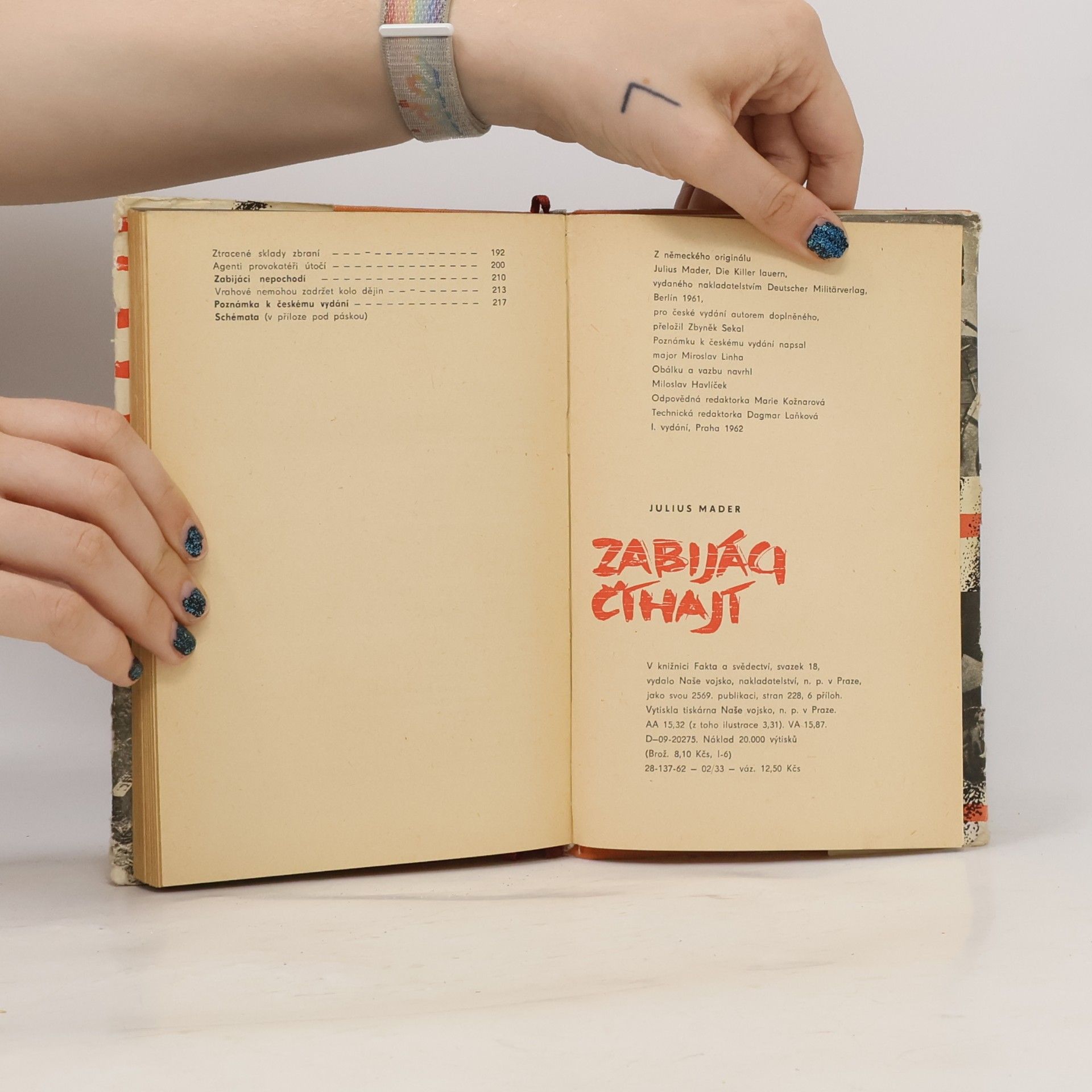 Julius Mader Zabijáci číhají