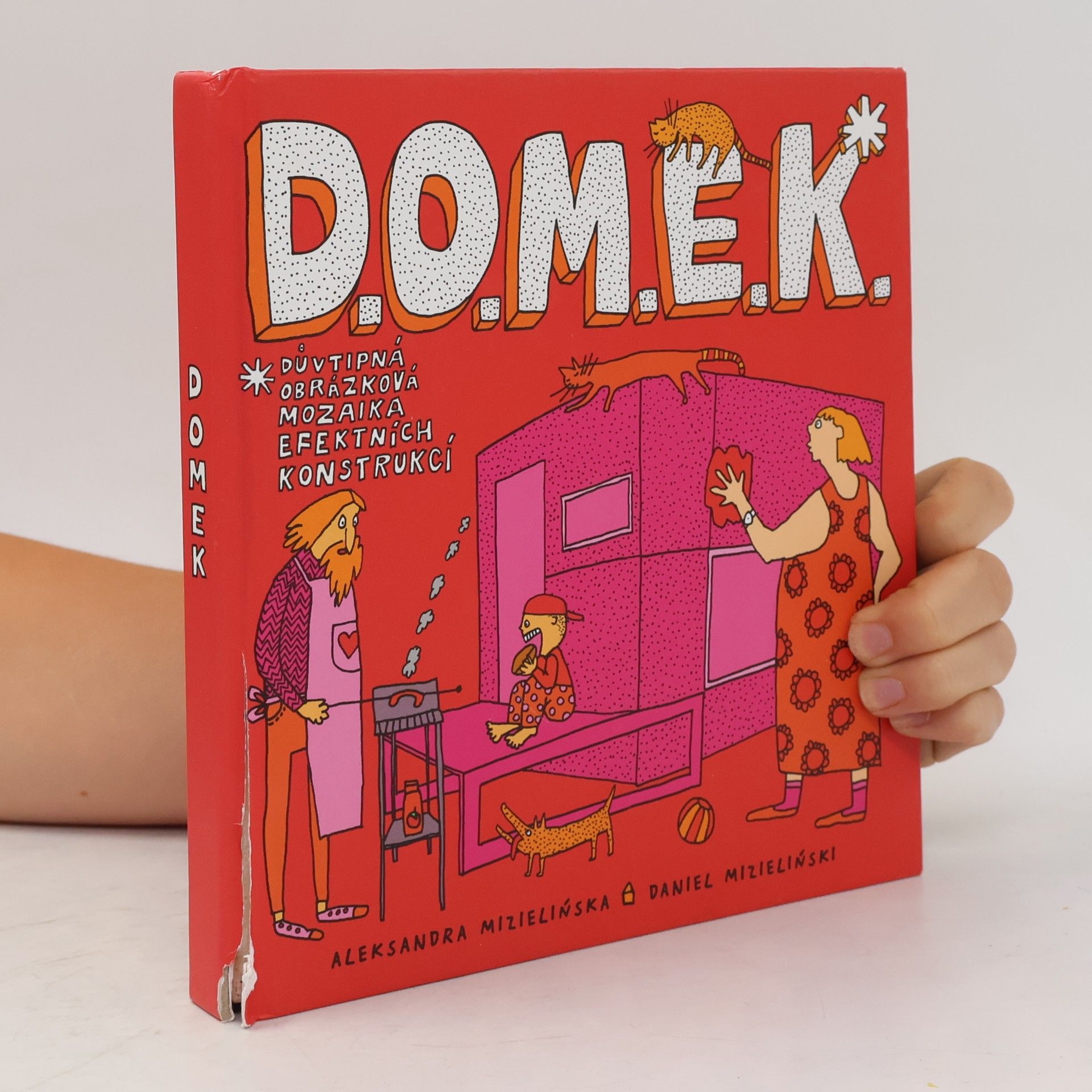 Aleksandra Mizielińska D.O.M.E.K. DOMEK. Důvtipná obrázková mozaika efektních konstrukcí
